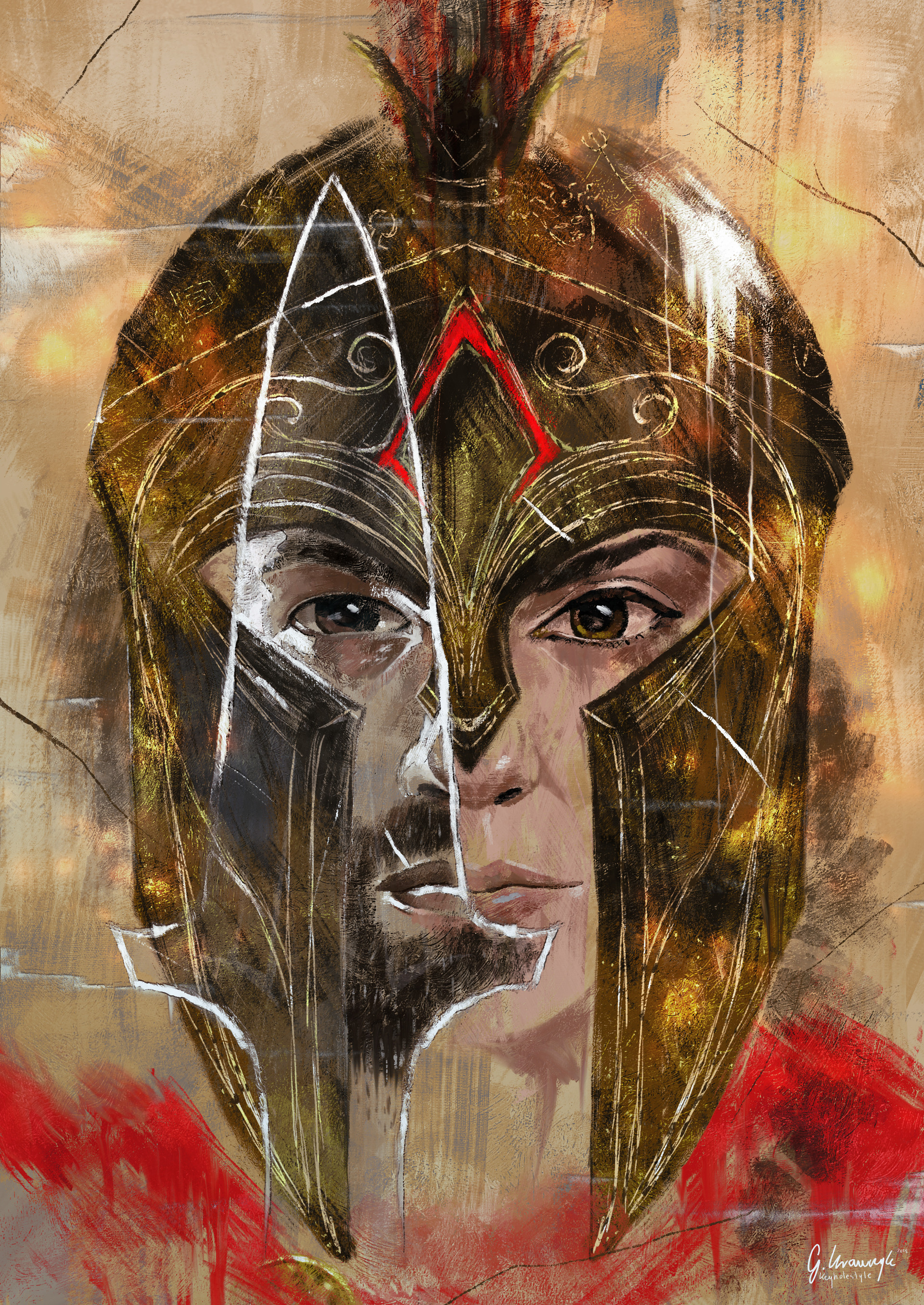 Artstation Assassins Creed Odyssey Fanart Gracjan Krawczyk