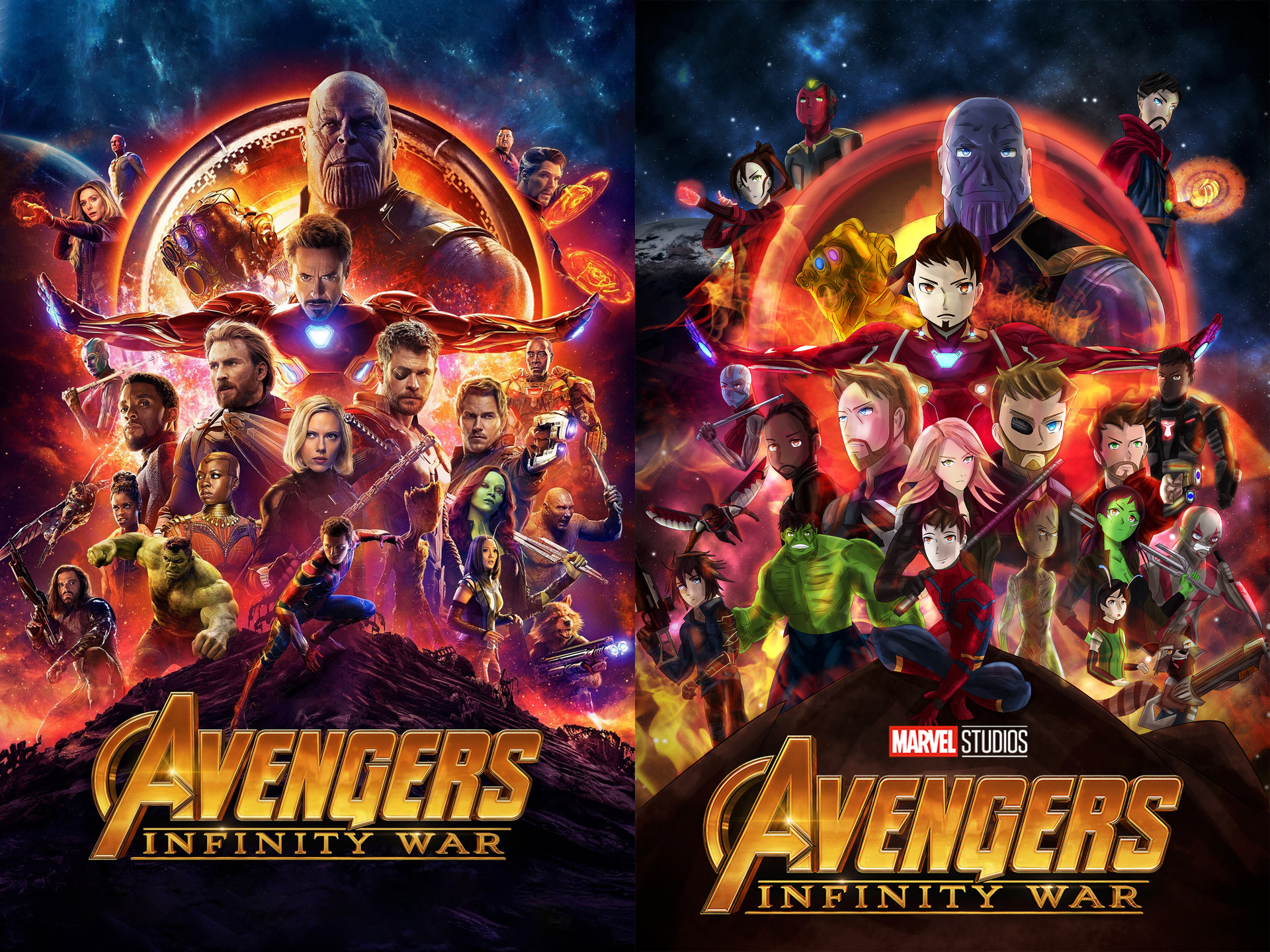 pix Avengers Infinity War Poster Background infinity war poster cover anime style