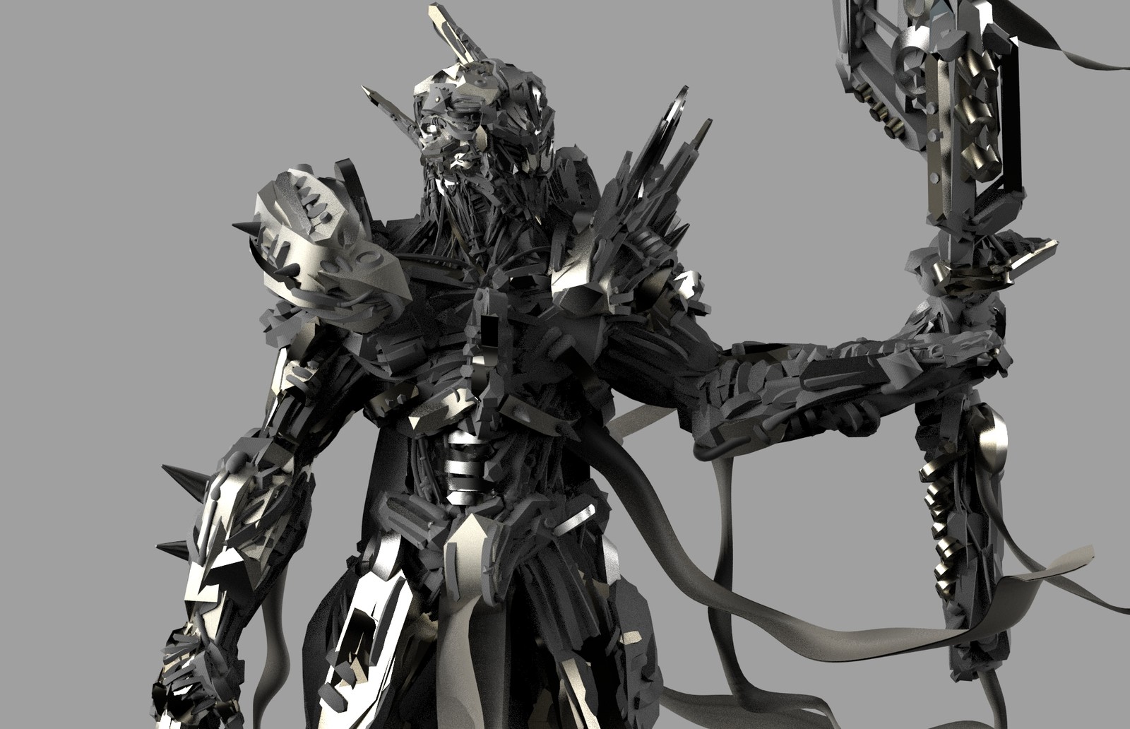 Tech Warrior VR design /Gravity sketch