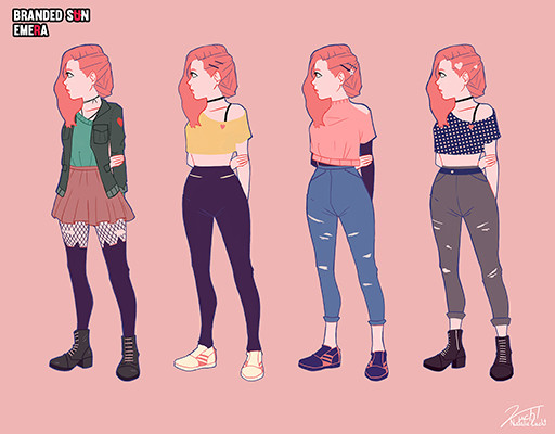 Emera outfit designs