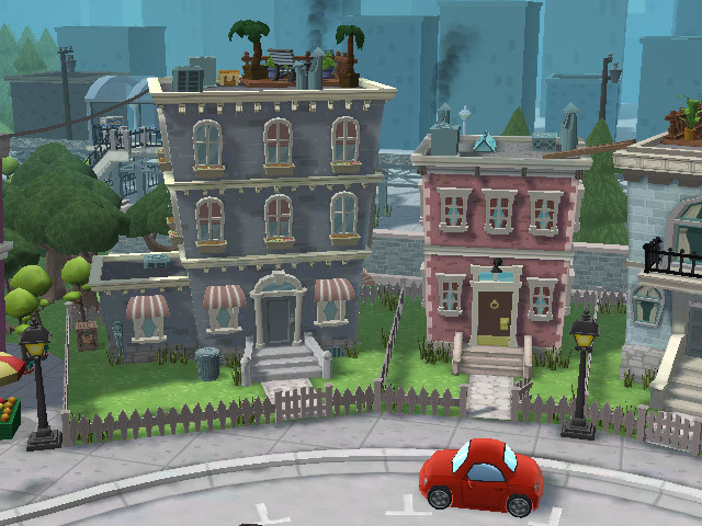 Downtown Buildings. City buildings by me and environment by a teammate. 