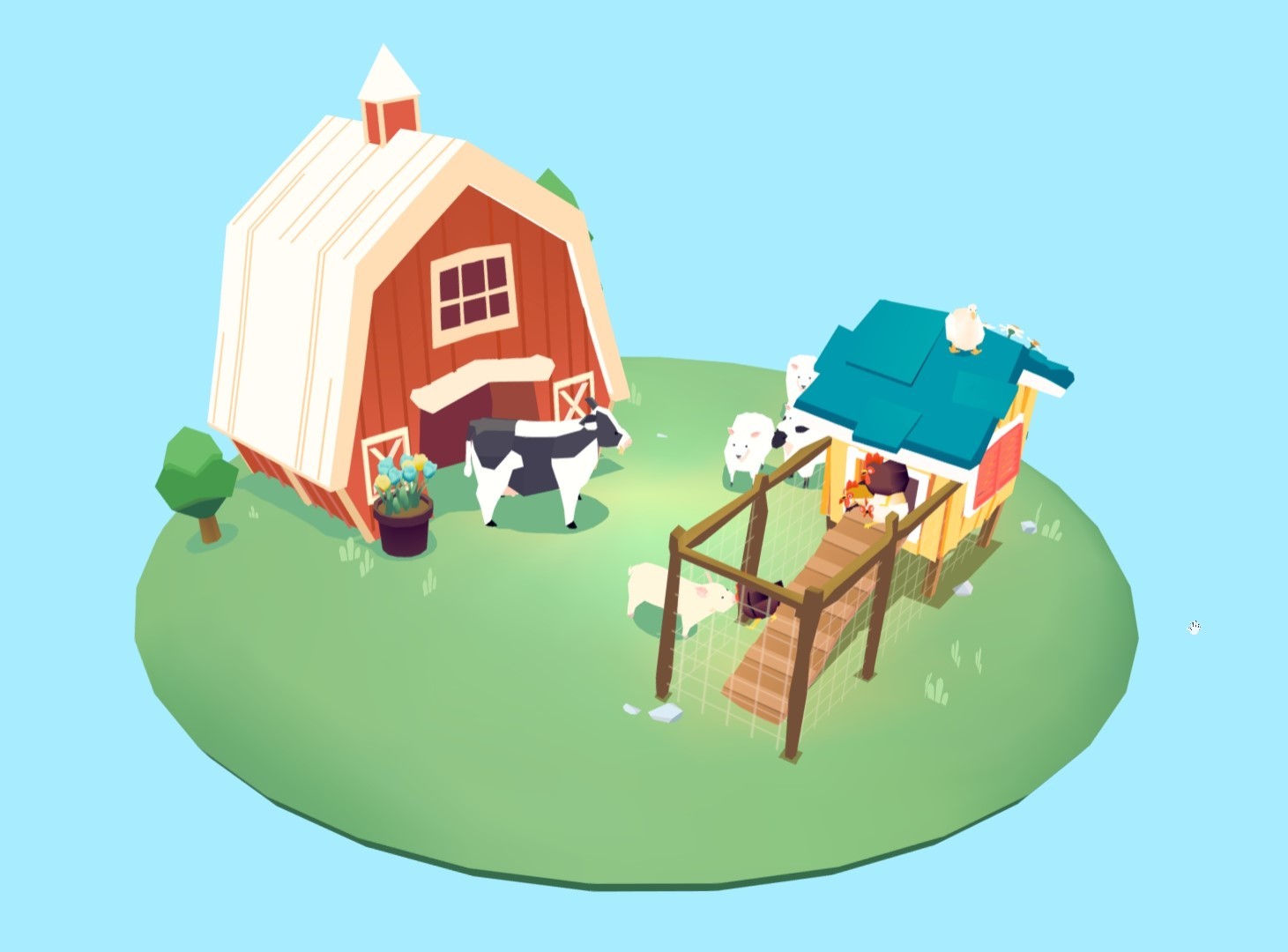 ArtStation - Farm Farm, Vertex Cat