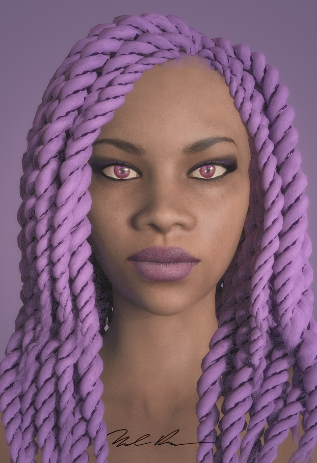 ArtStation 100FacesOfColor Face 6 Fallon