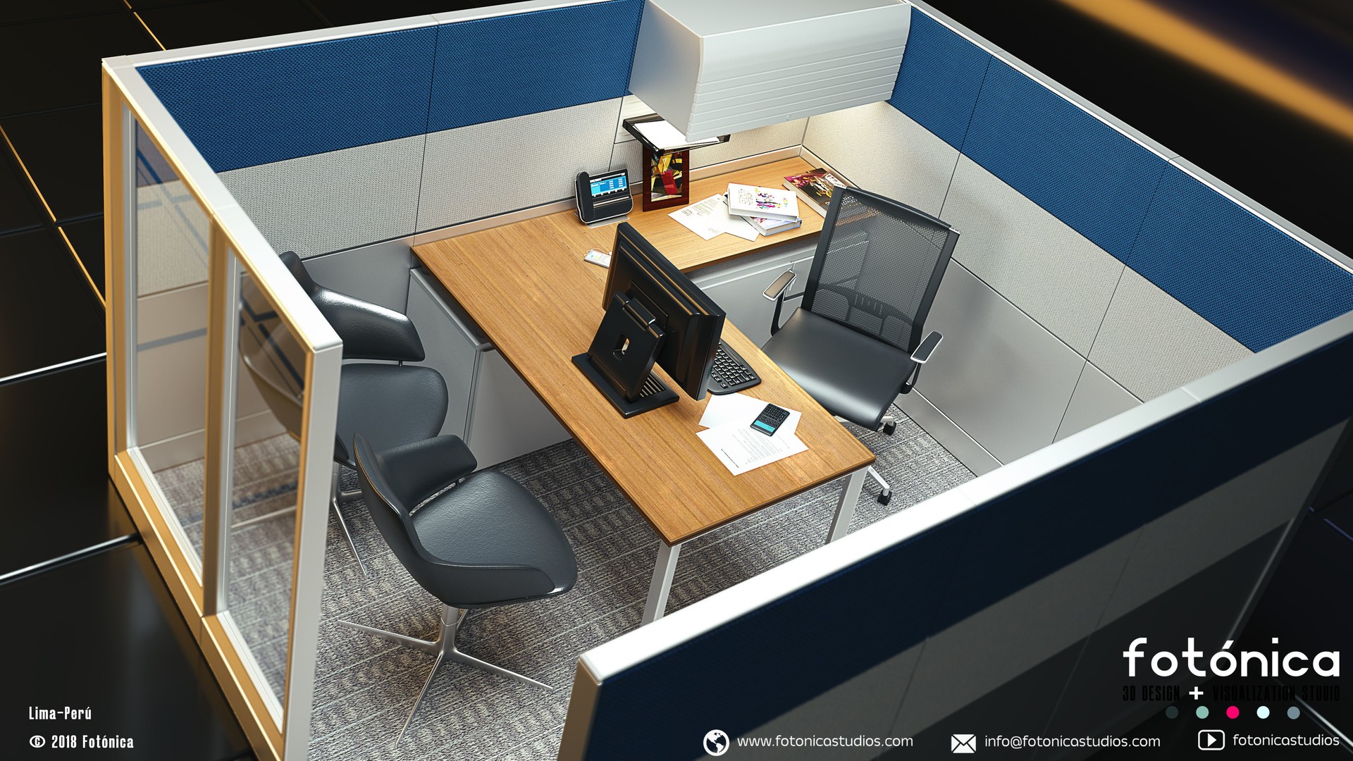 Artstation Fursys Office Furniture 3d Richard Vivanco