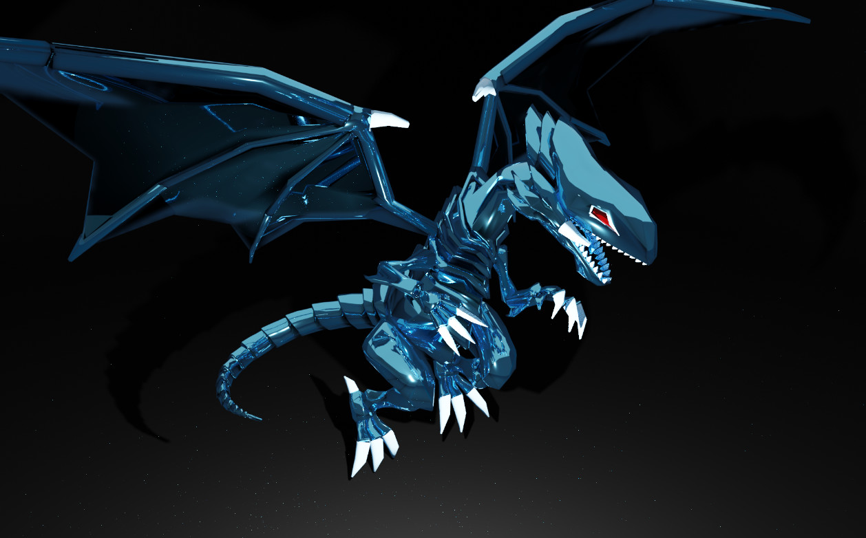 Artstation Blue Eyes White Dragon Kenny N