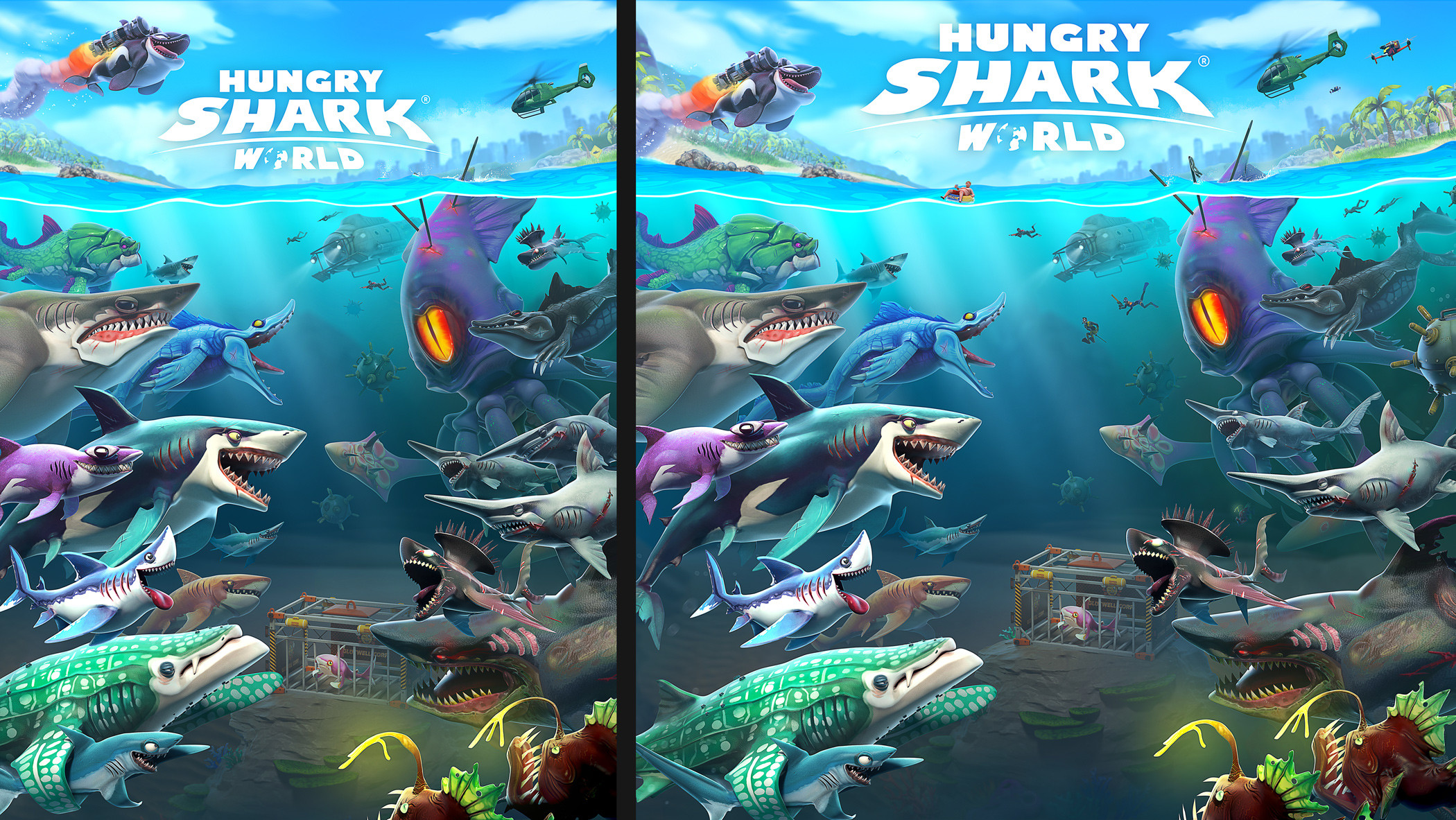 Hungry shark world карта сокровищ