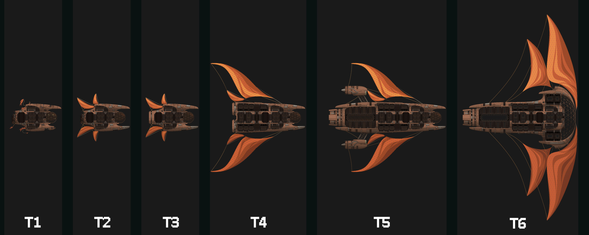 Alastair Parkin "Furnace Wind" Starbound ship mod