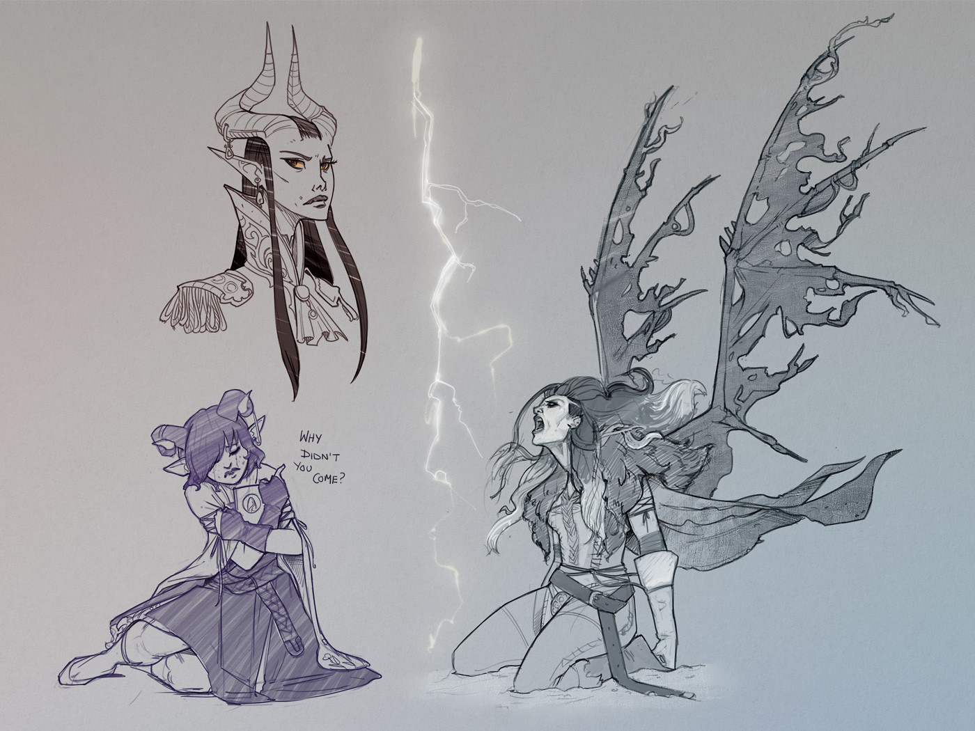Artstation Critical Role Sketch Collection Sam Hogg