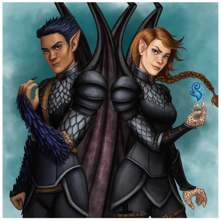 Feyre Rhys A Court Of Thorns And Roses Greeting Card By Silviarte Redbubble