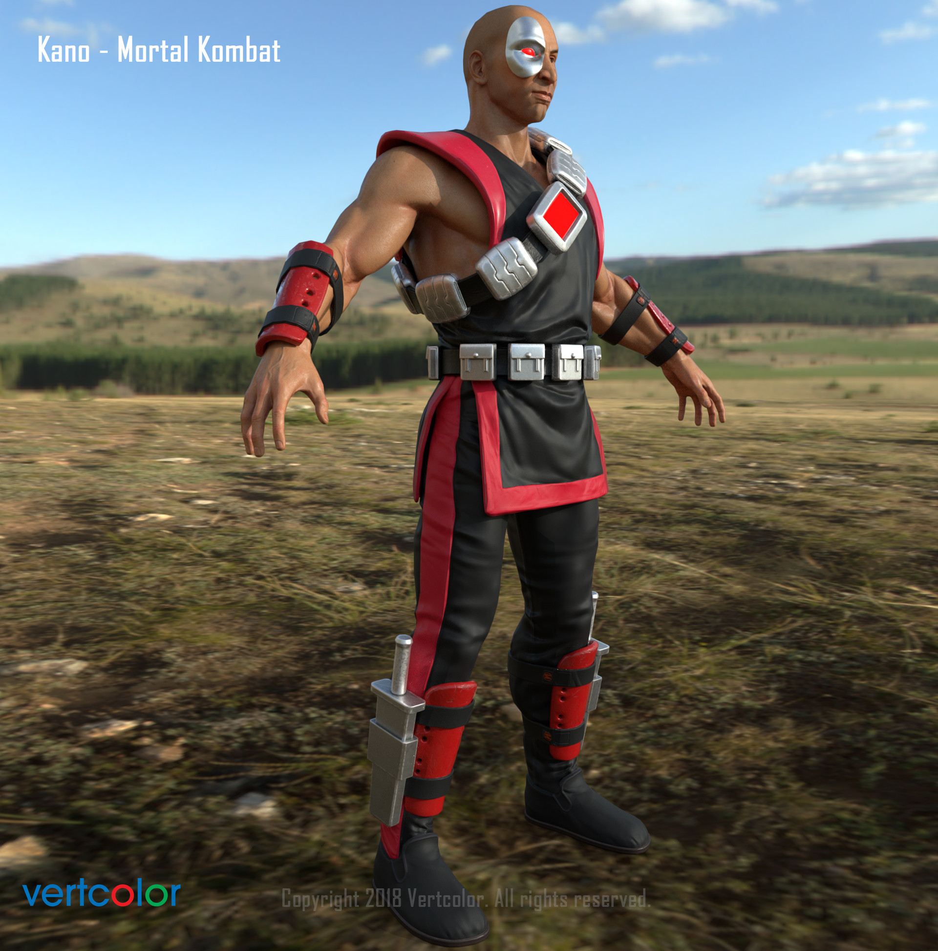 Mortal Kombat Costume Kano 