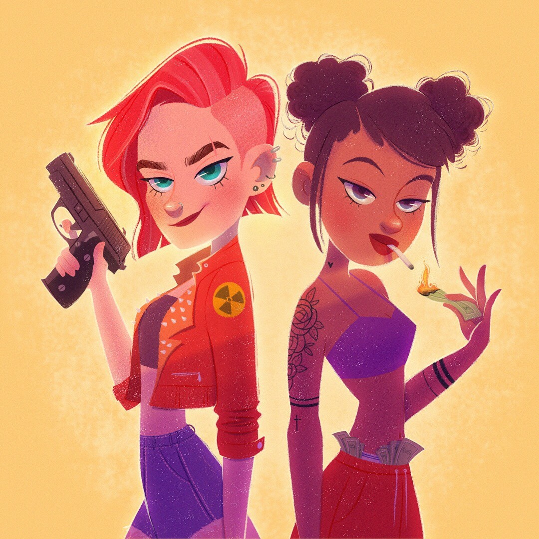 Aveline Stokart Quinn and V