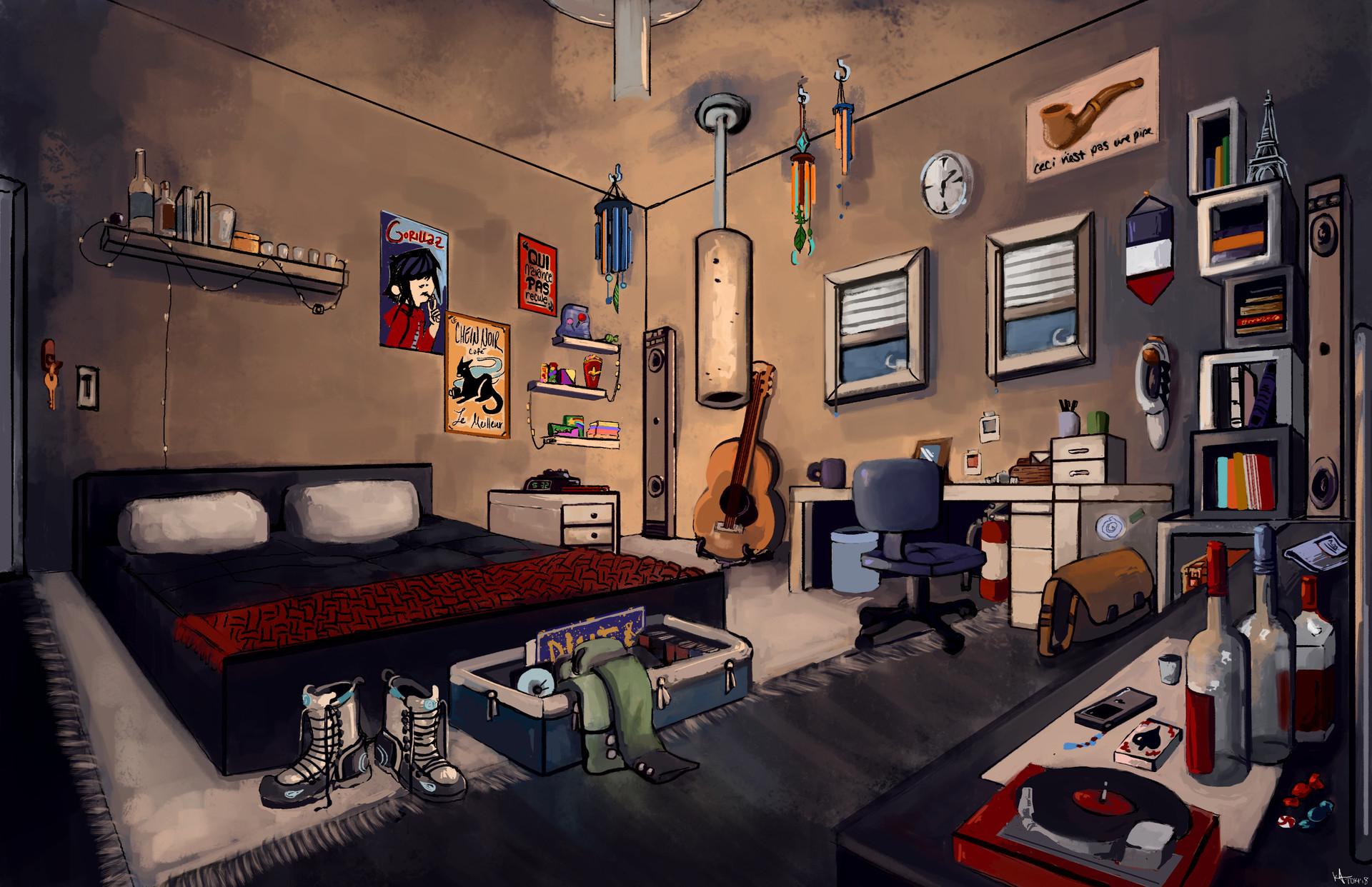 ArtStation - Em's room