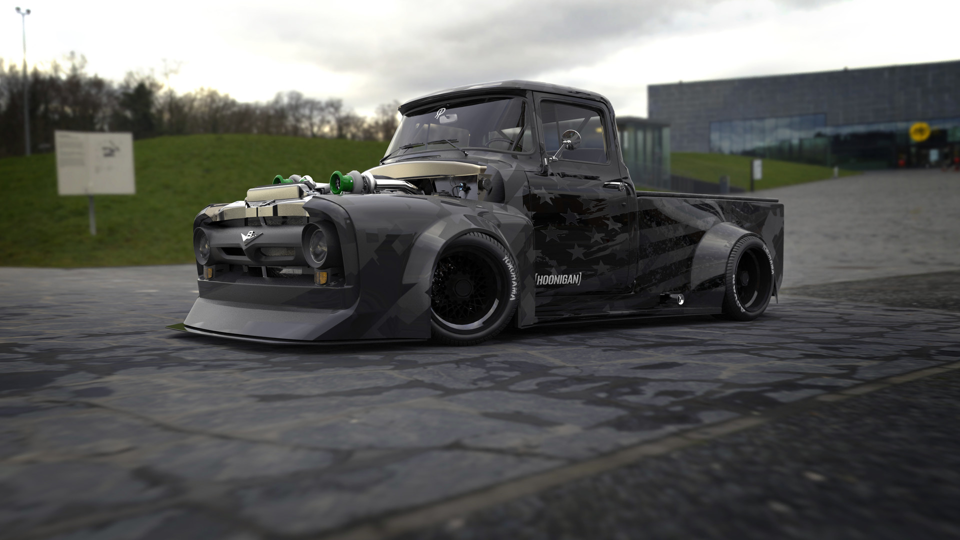Artstation 1956 Ford F100 Hoonigan Special Rostislav Prokop Welcome to the official website for hoonigan. artstation 1956 ford f100 hoonigan