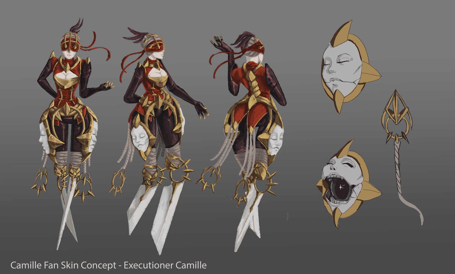 Stephanie Karapinar - Camille Fan Skin Project-Concept phase