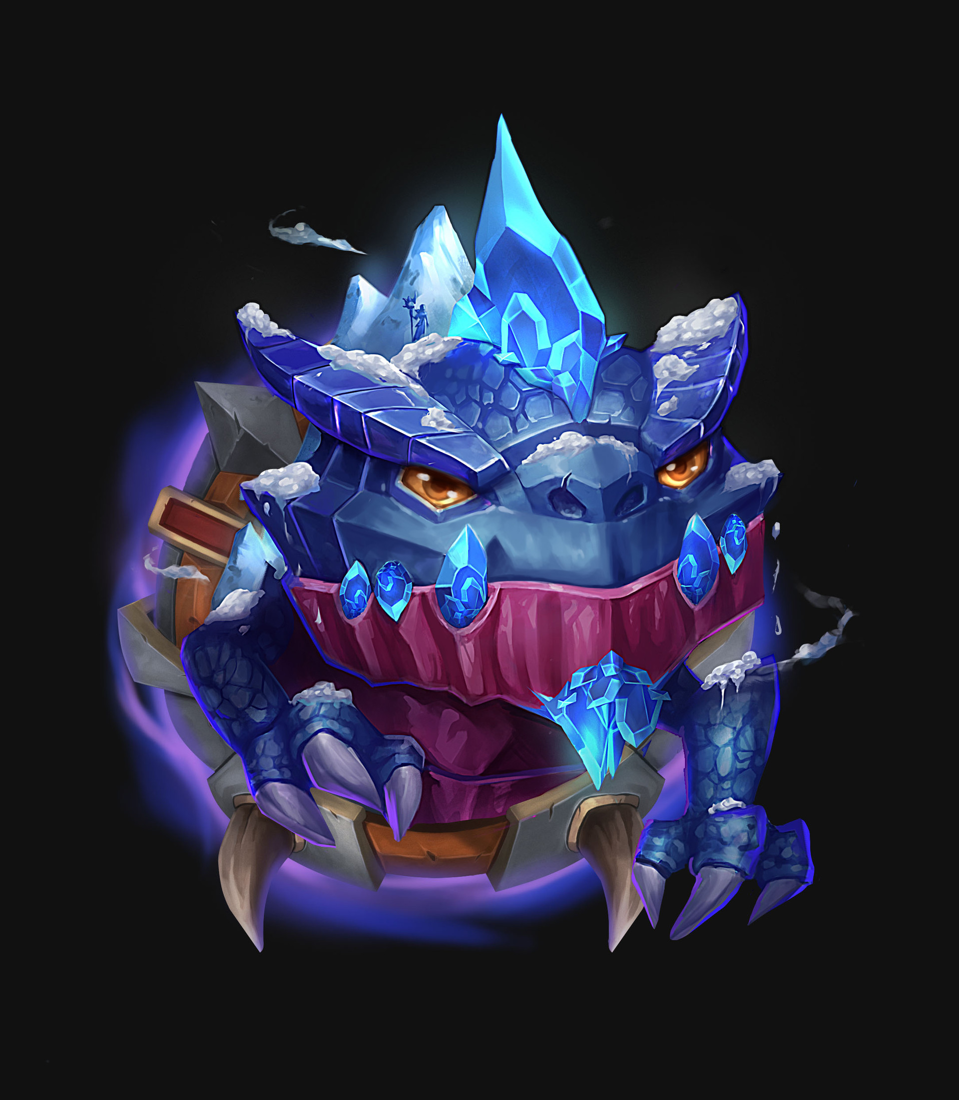 ArtStation - Ice dragon