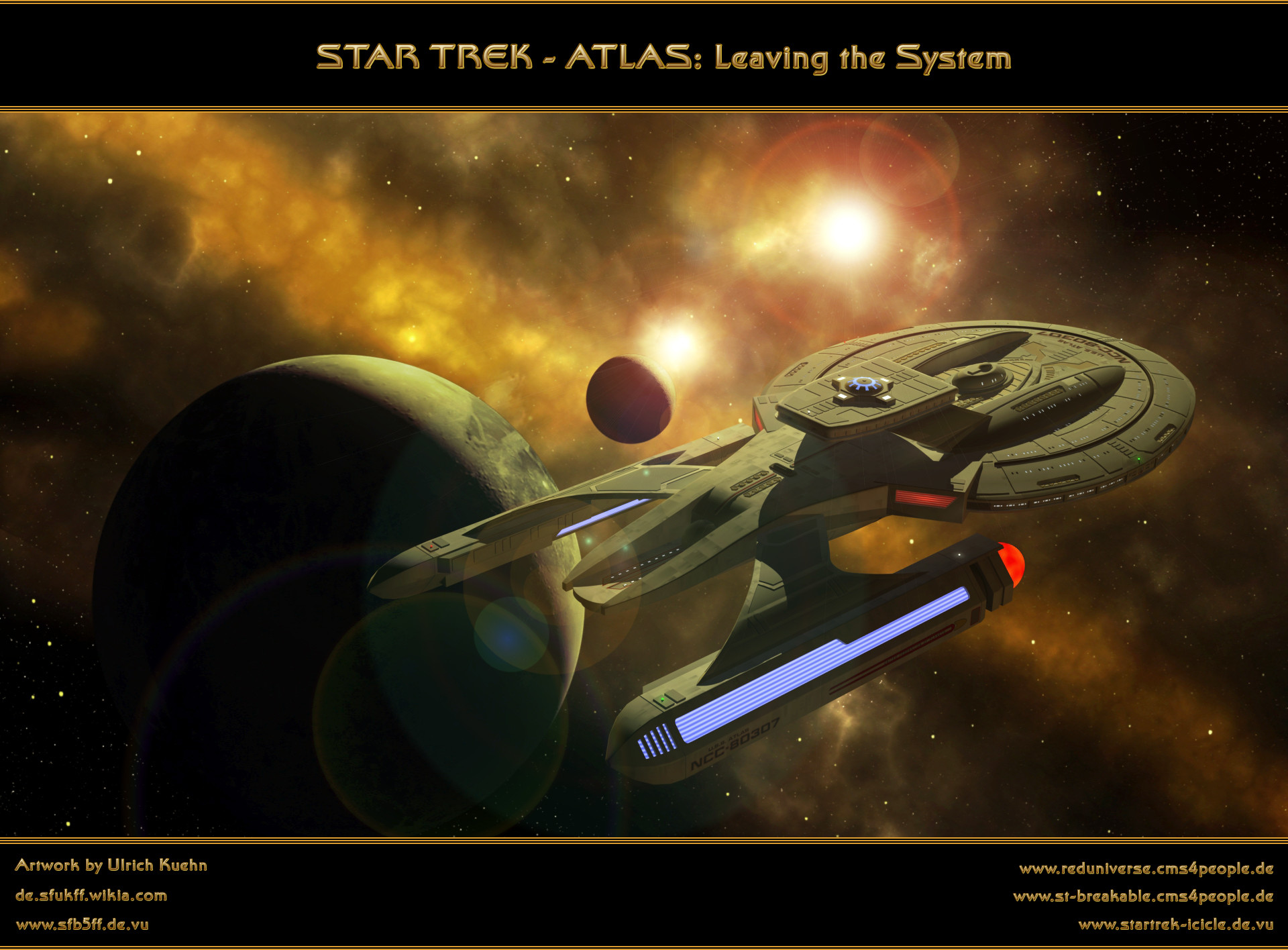 Artstation Star Trek Leaving The System Ulrich Kuehn