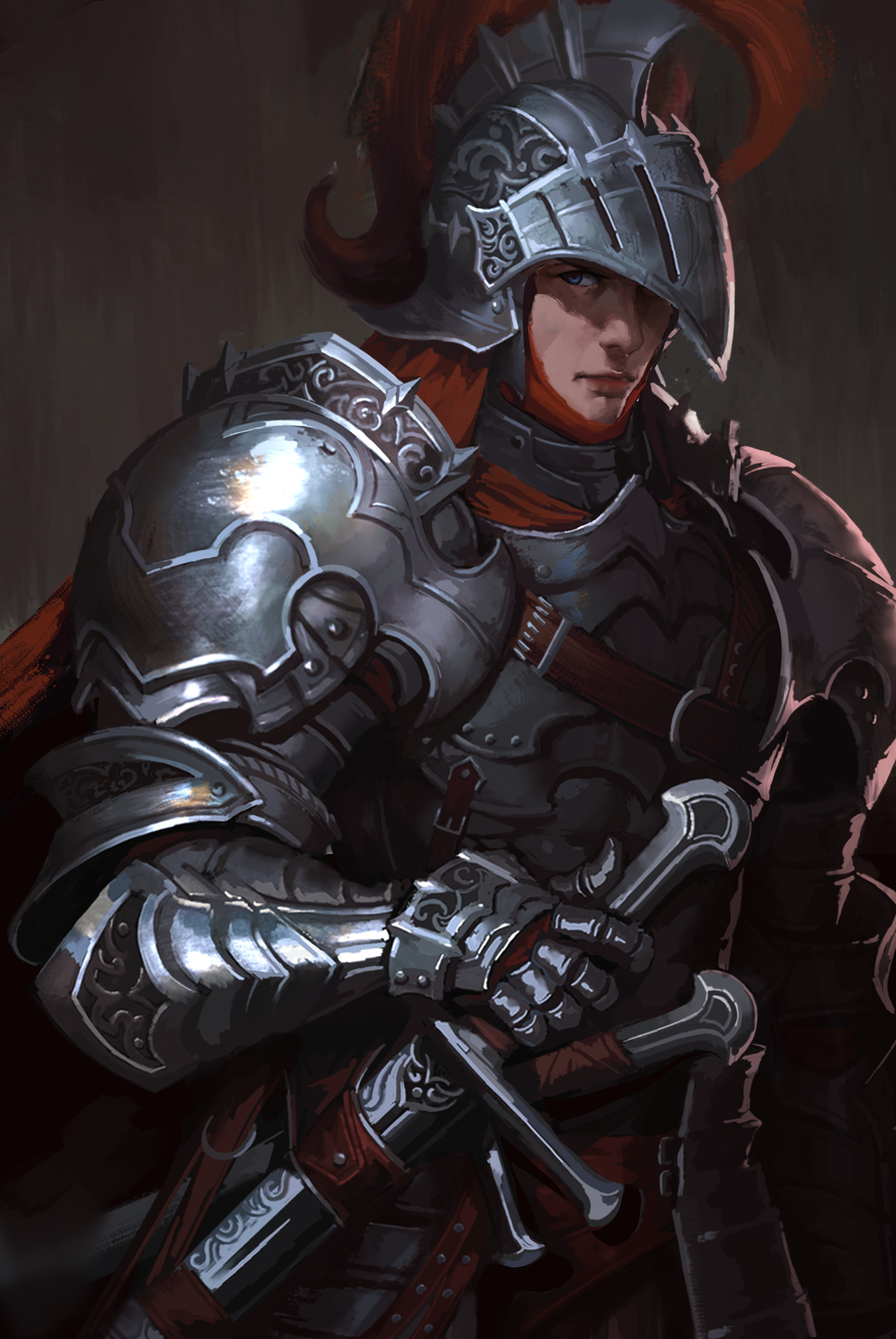 red knight action figure