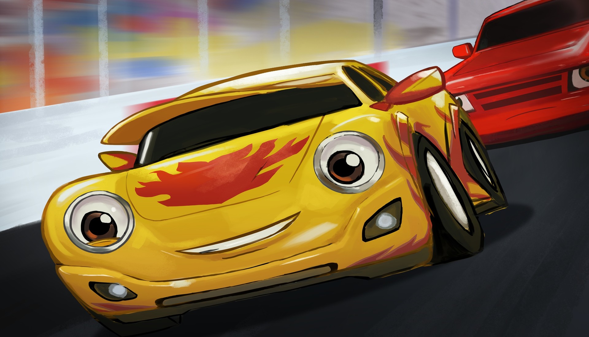 ArtStation - Kereta lumba
