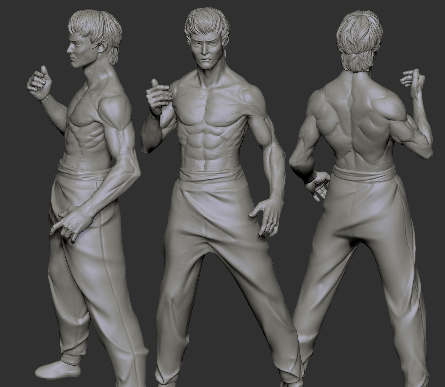 Artstation Bruce Lee Kontorn Boonyanate
