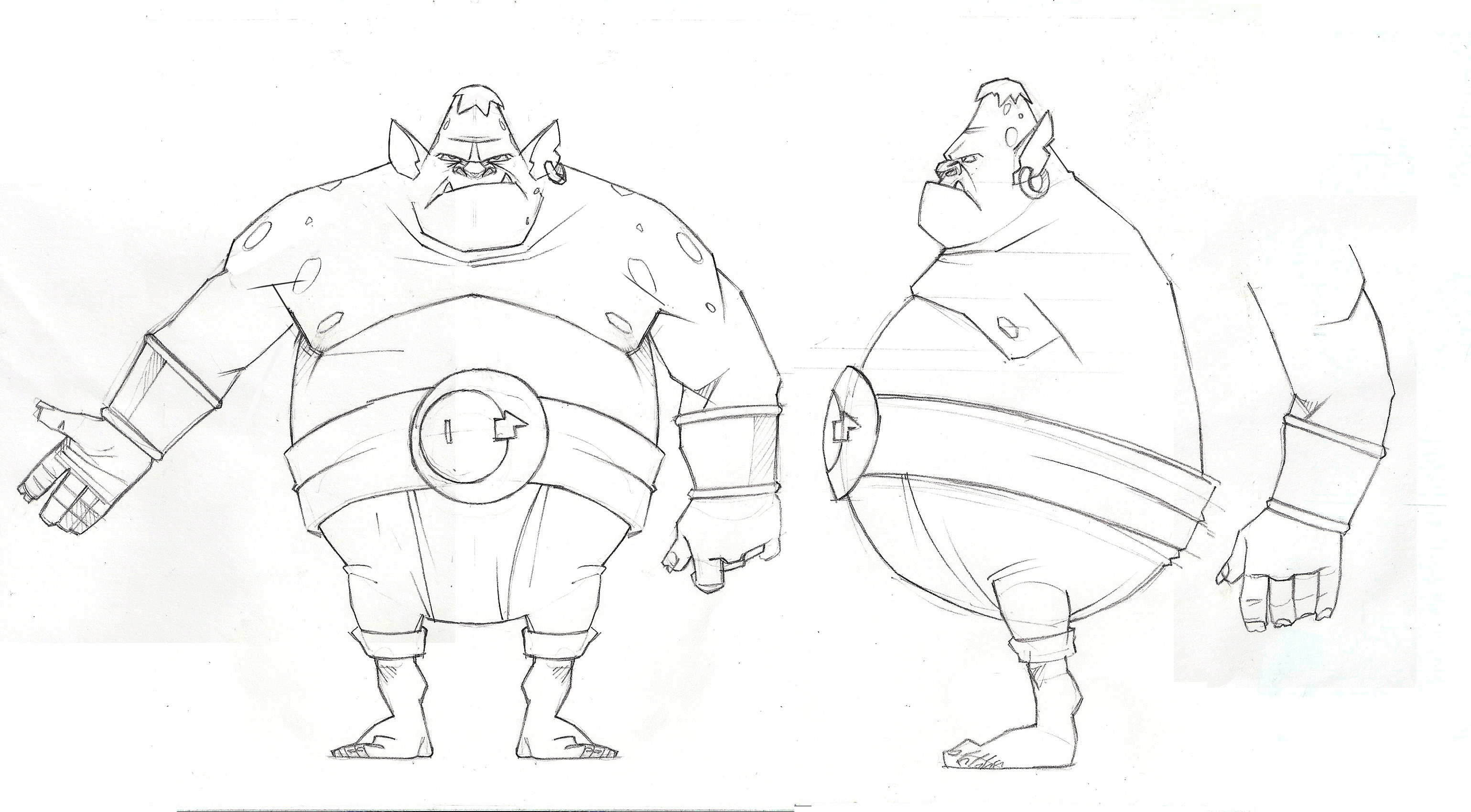 Front and side view to help 3D Modelling