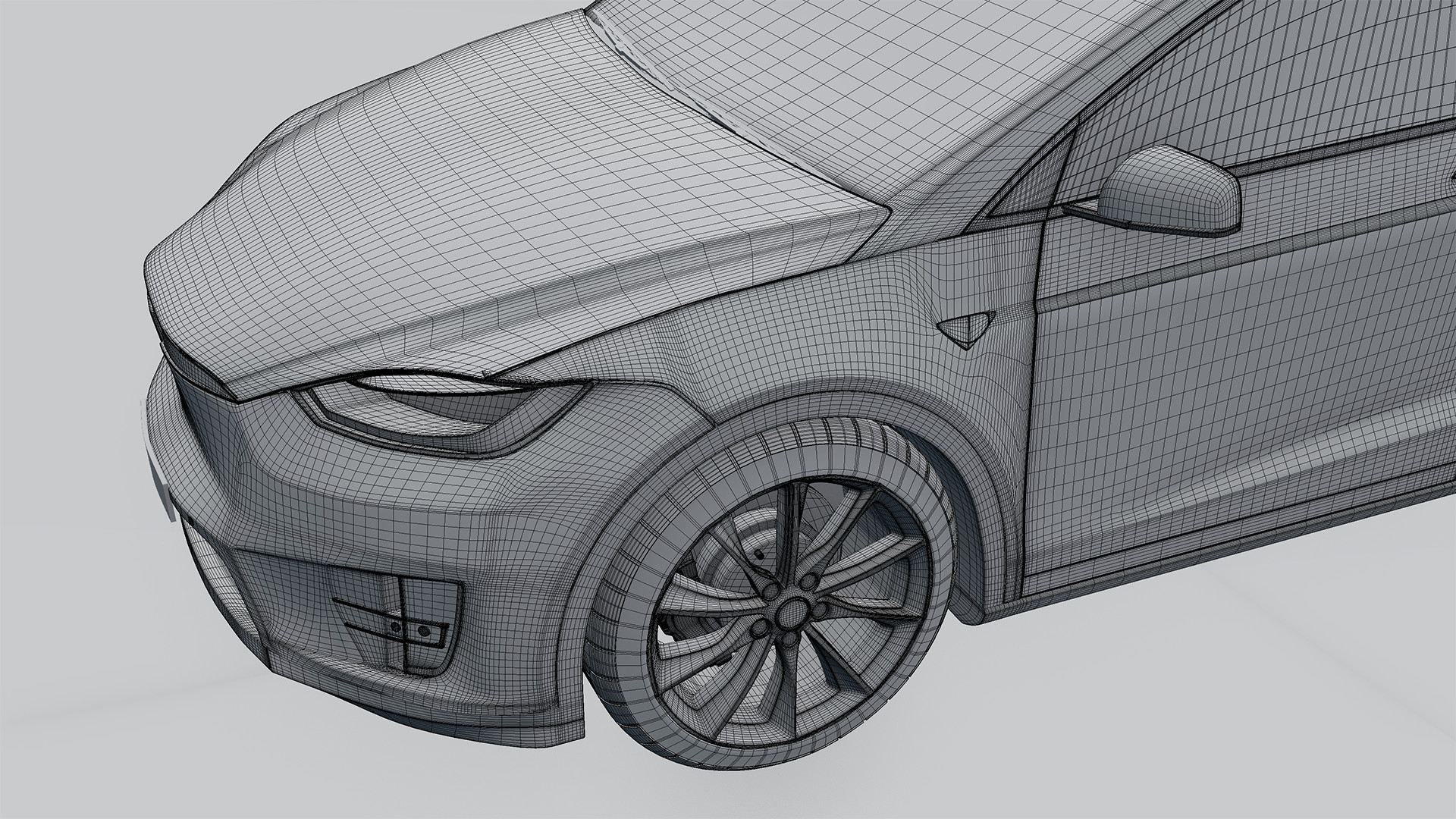 Чертеж tesla model 3