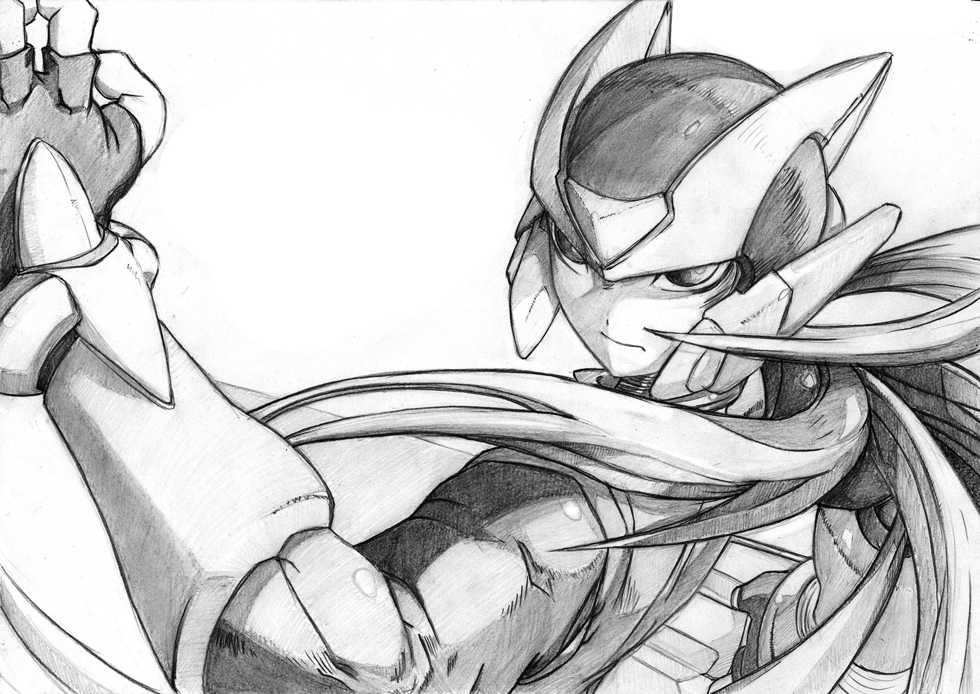 This is from Megaman Zero 4 box art. 