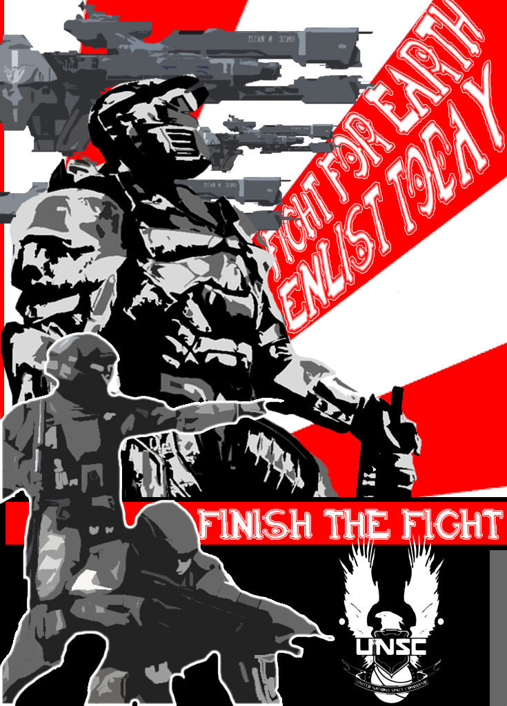 Jack Brown - Halo Propaganda Poster