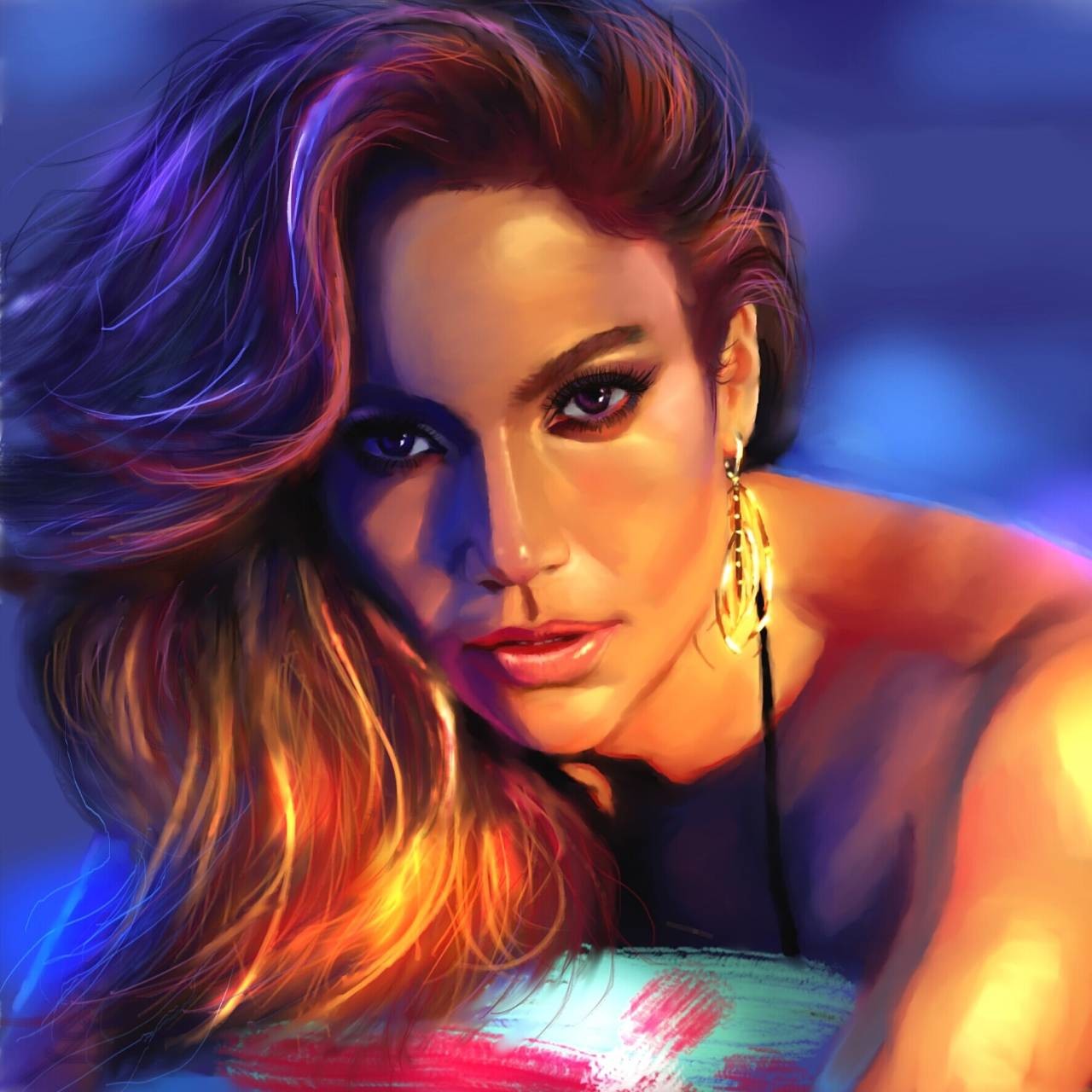 Artstation Jennifer Lopez Svetlana Zhigalova