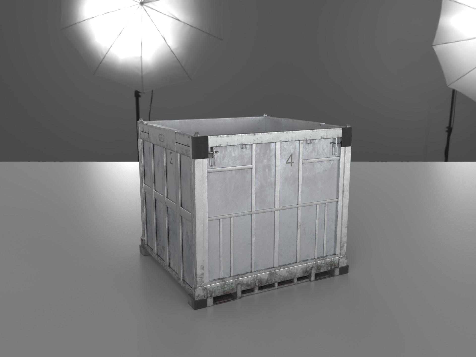 Frederikke Berg ADG Asset 'Metal Crate'