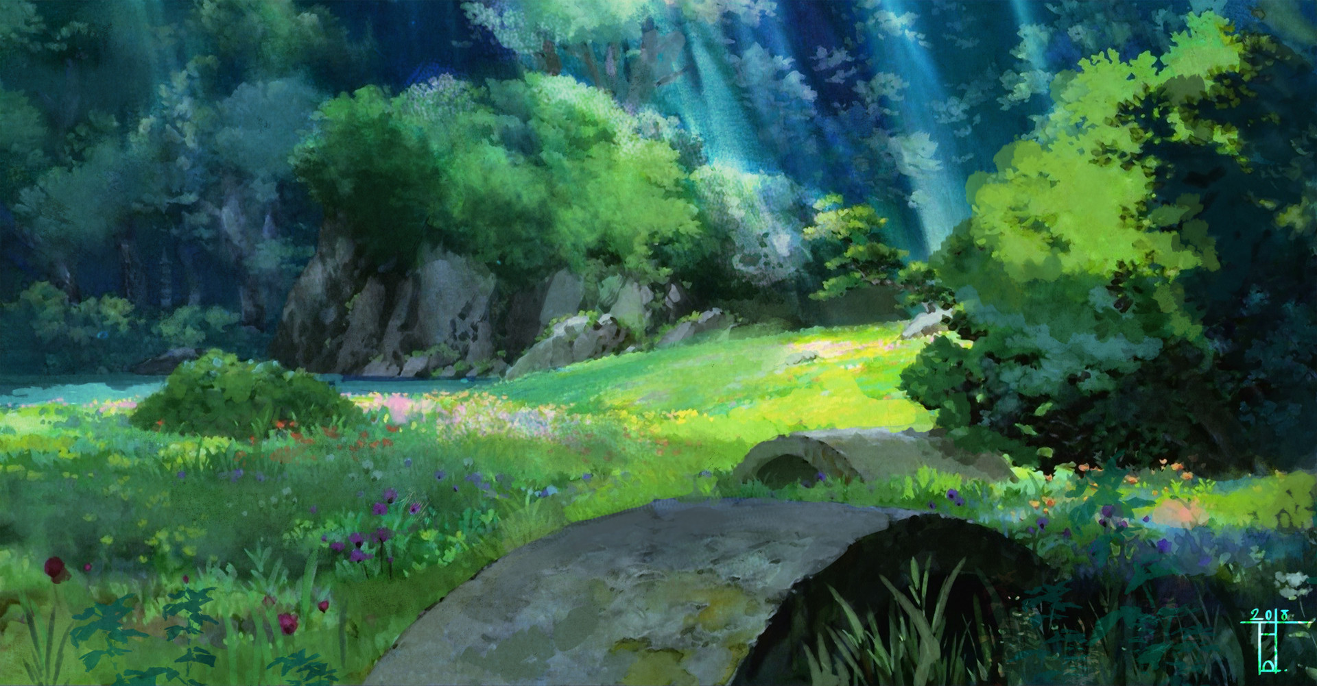 Artstation Studio Ghibli Study Adriana Dragusel
