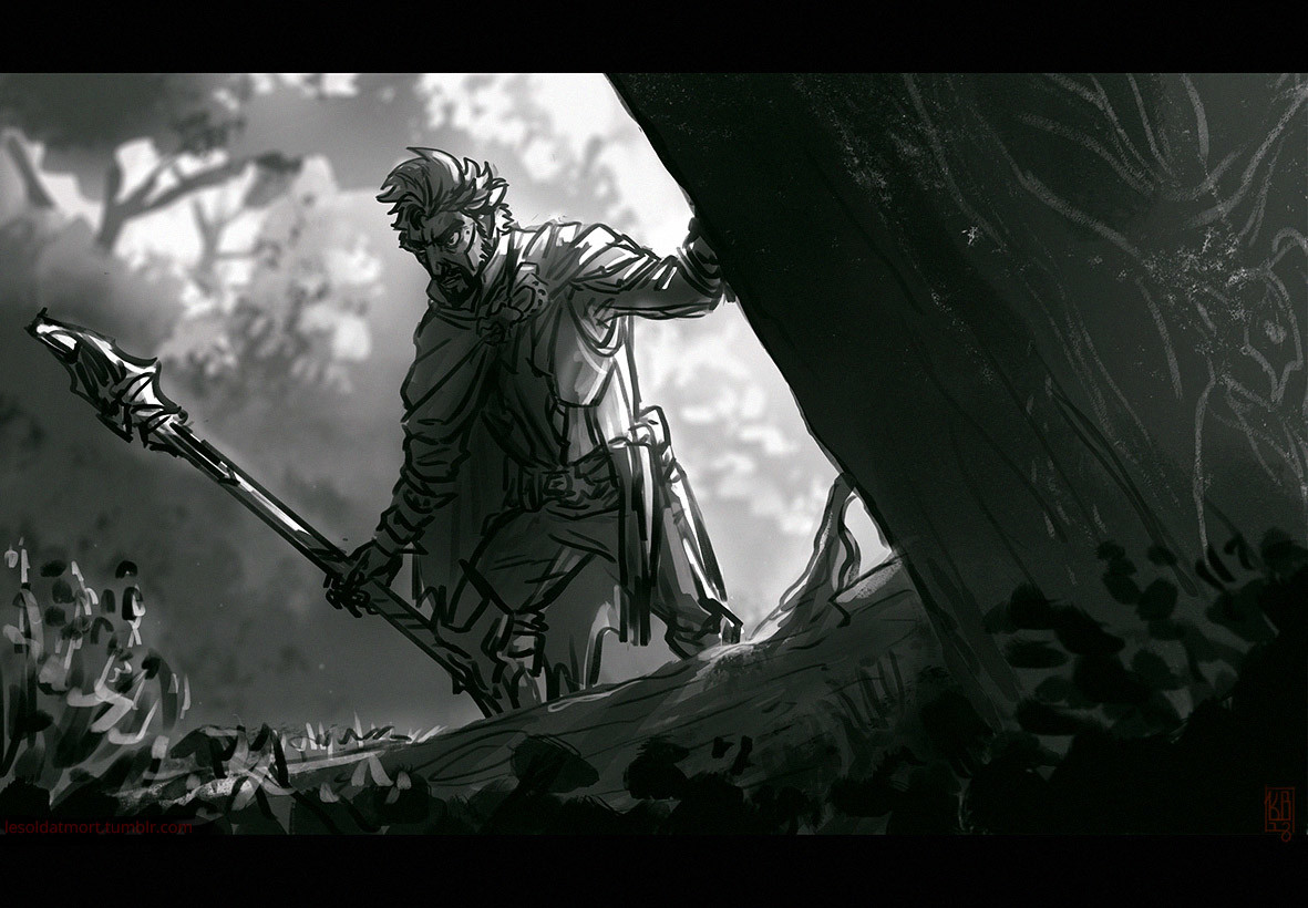 Scene sketch.