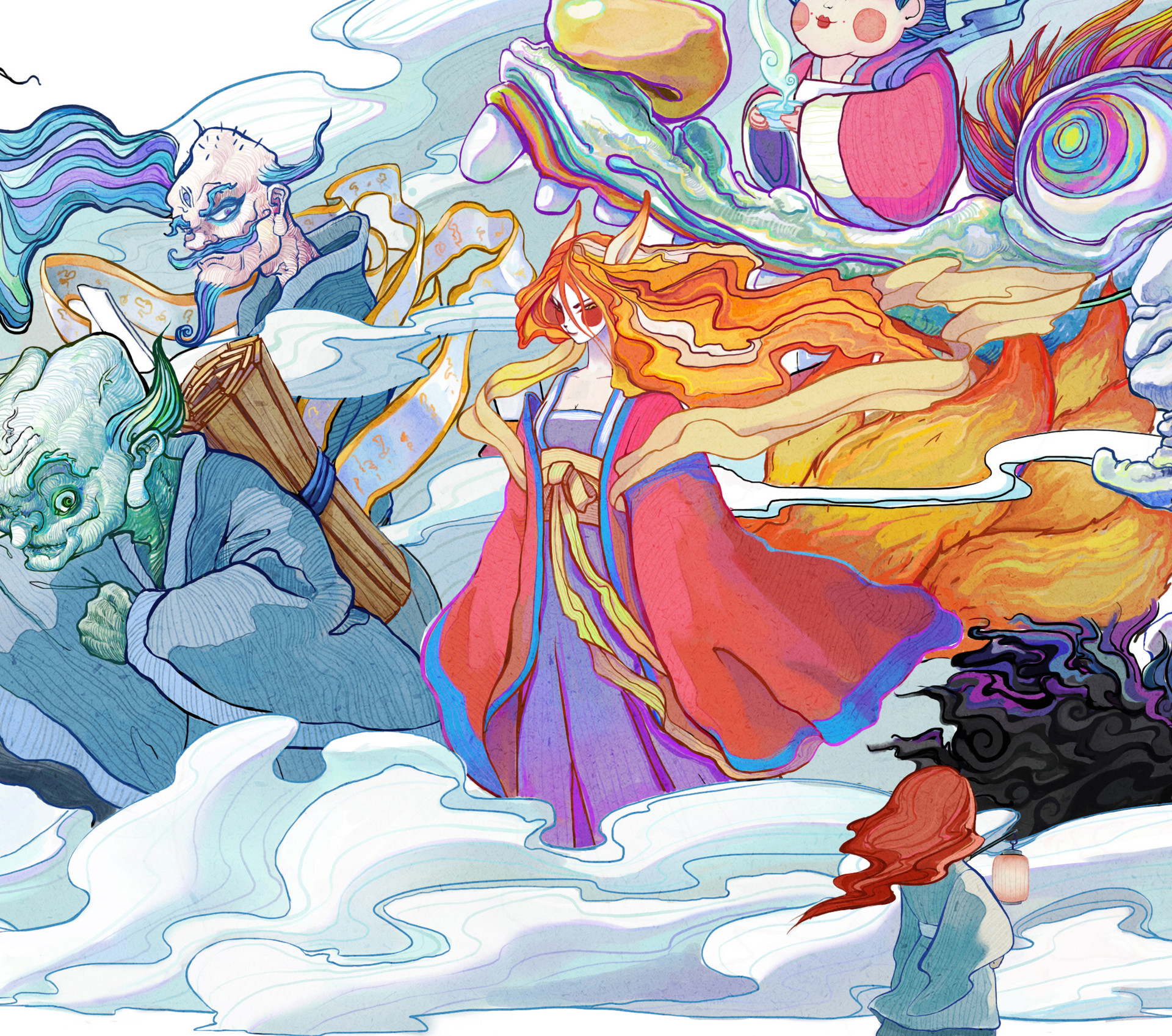 ArtStation 百鬼夜行