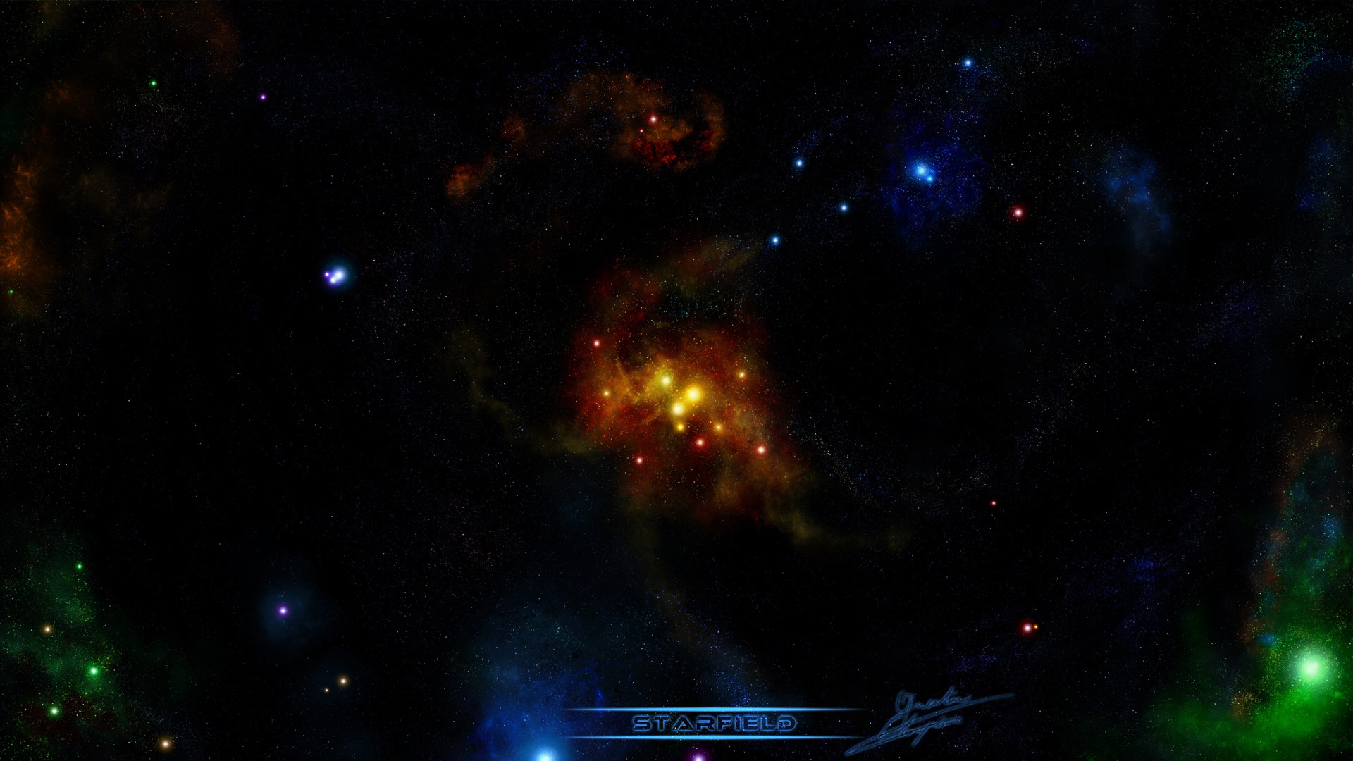 Quentin C Starfield Background