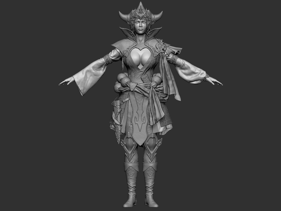High Poly Sculpt in Zbrush
