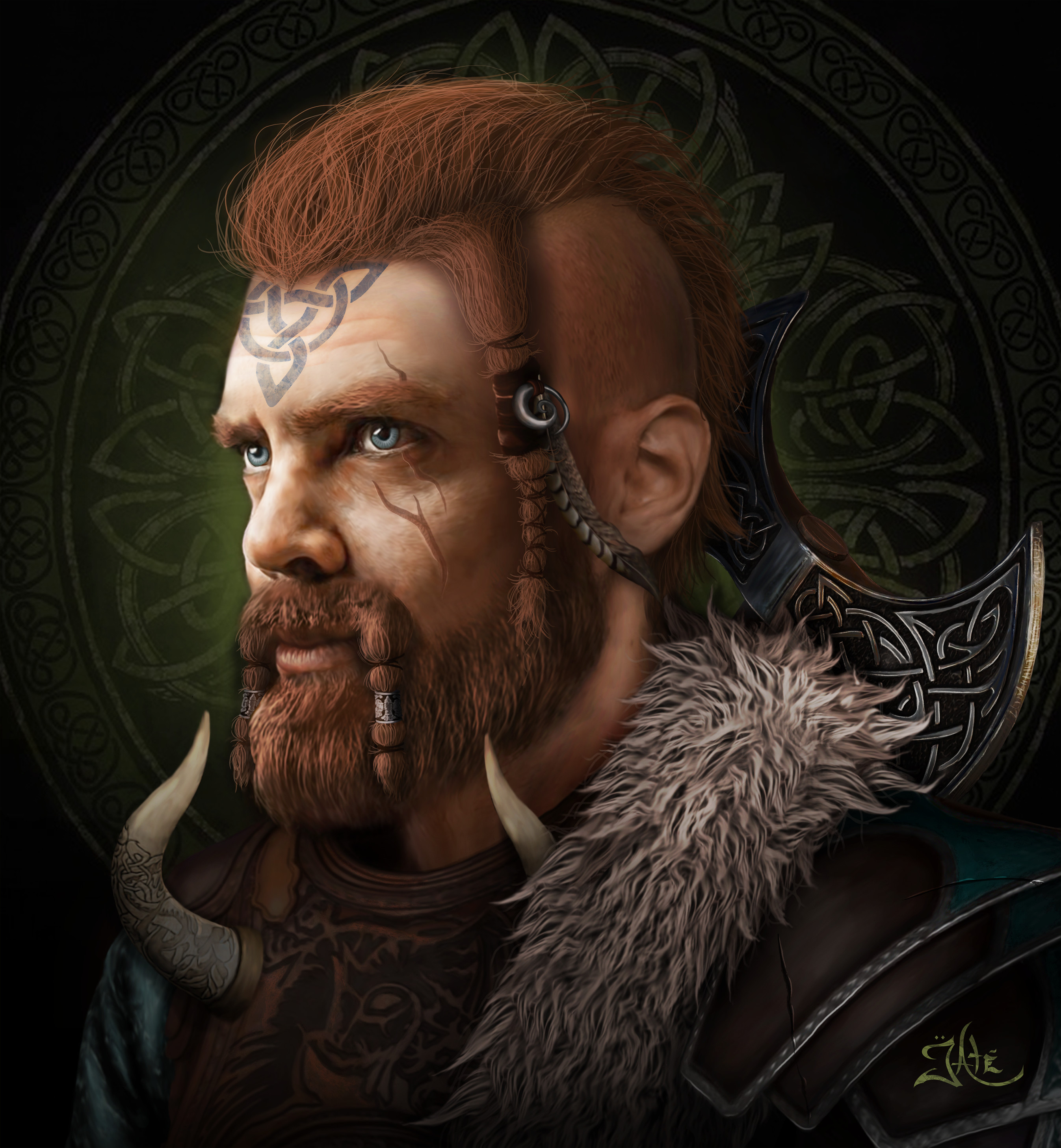 Artstation Viking Warrior Taylor Tate