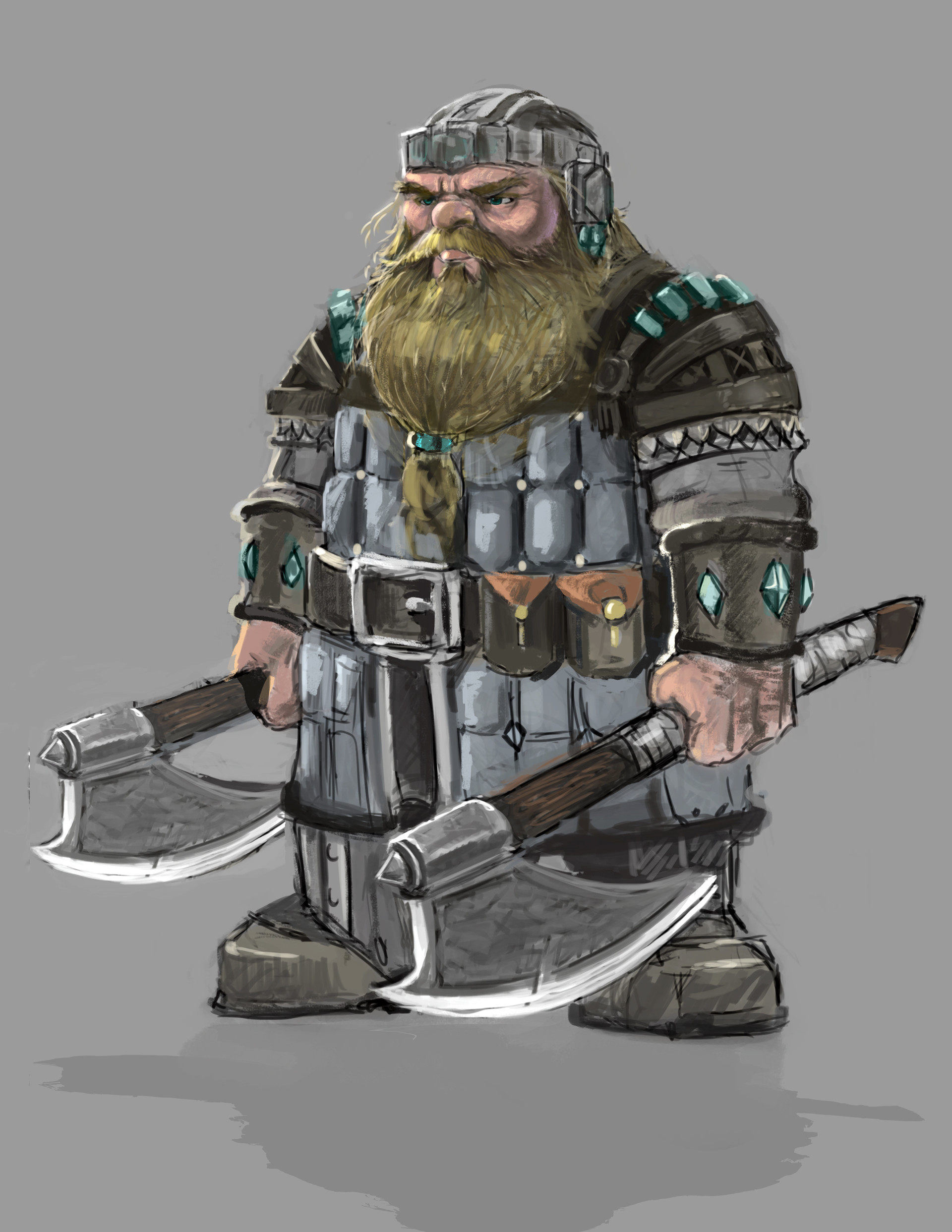 ArtStation - Dwarf character concept