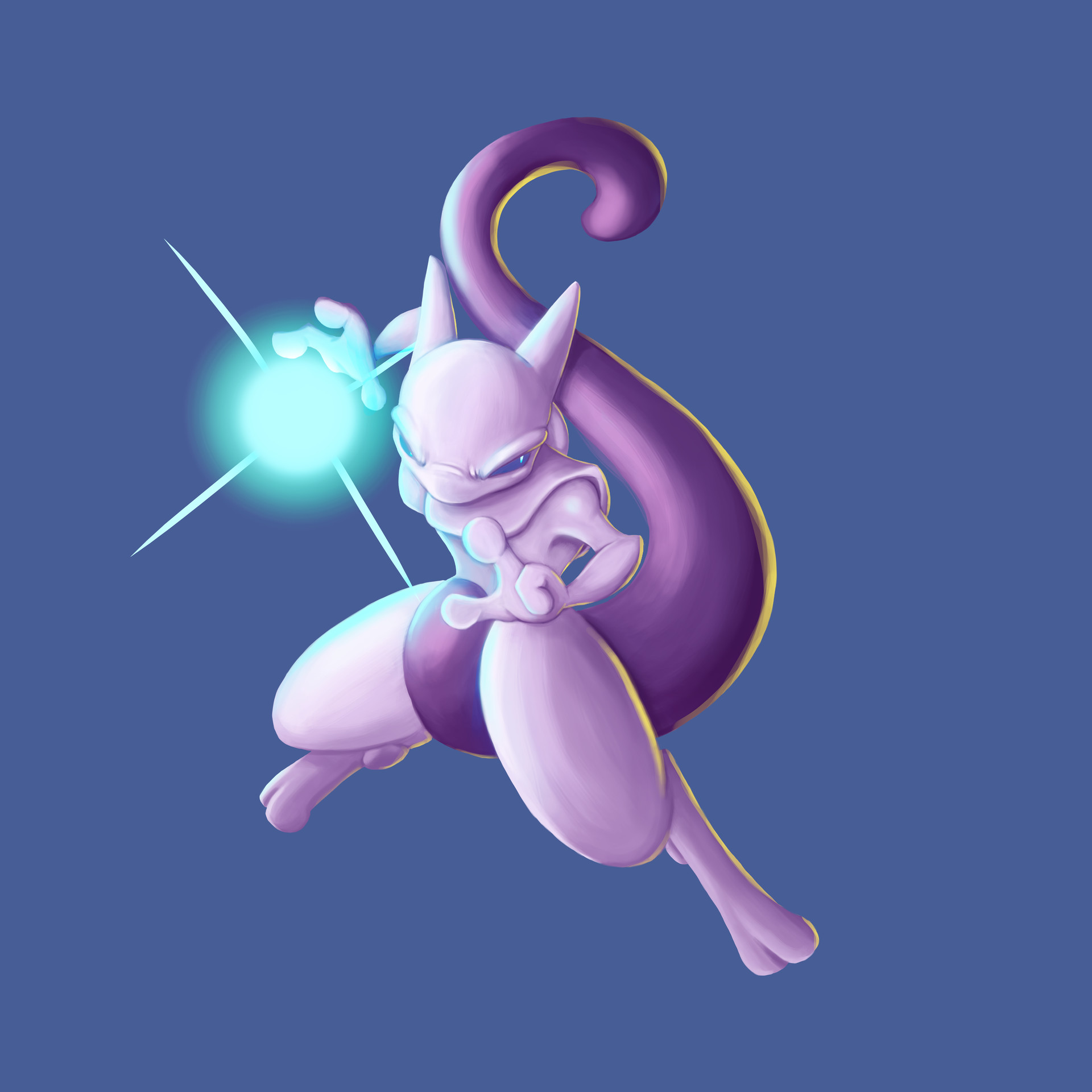 ...Kevin-Mark Bonein, who did an amazing work with the FX on my drawing of Mewtwo...