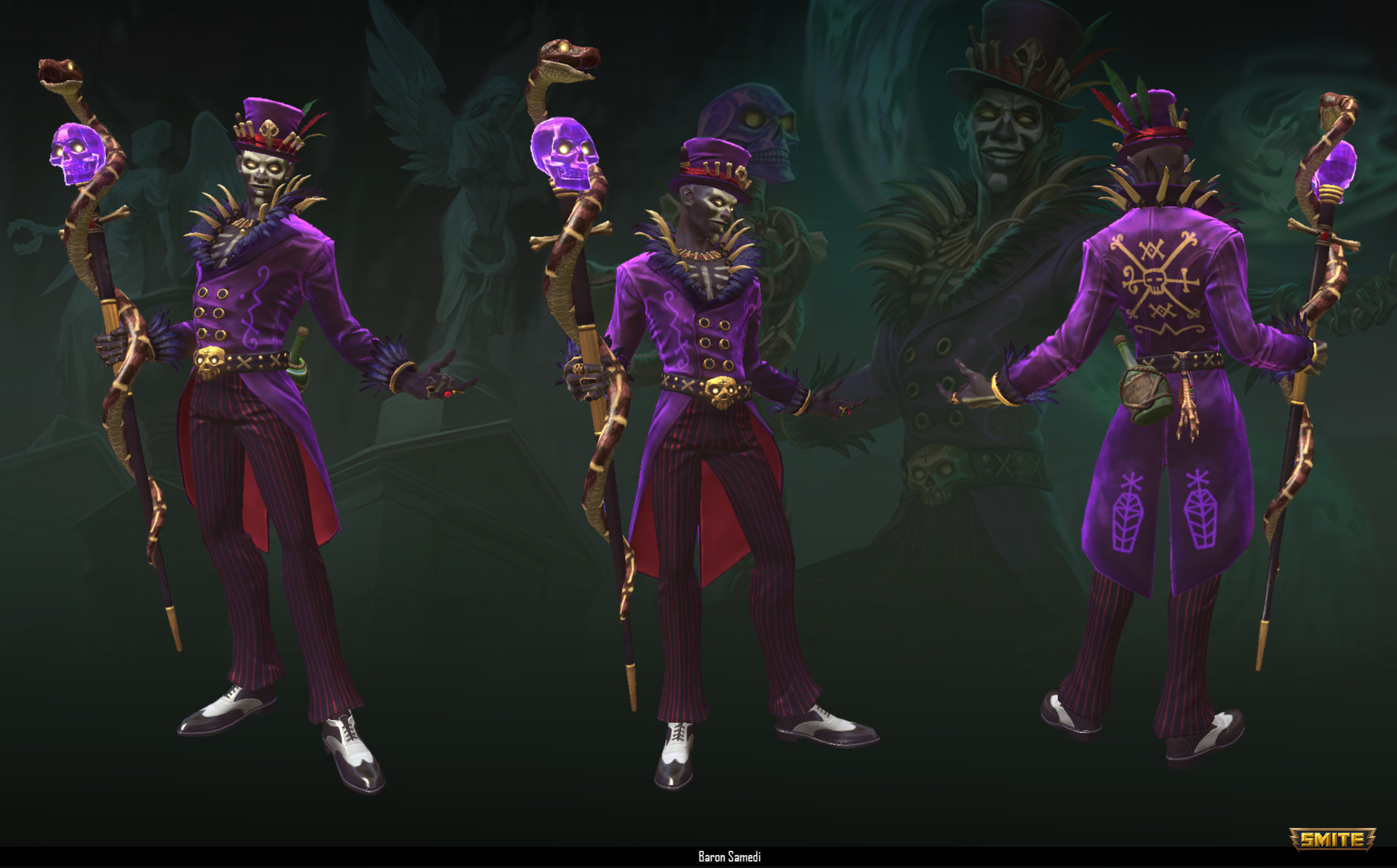 Artstation Smite Baron Samedi Scott Kletzka Baron samedi got the next smite tier 5 skin and its out on the pts right now. smite baron samedi scott kletzka