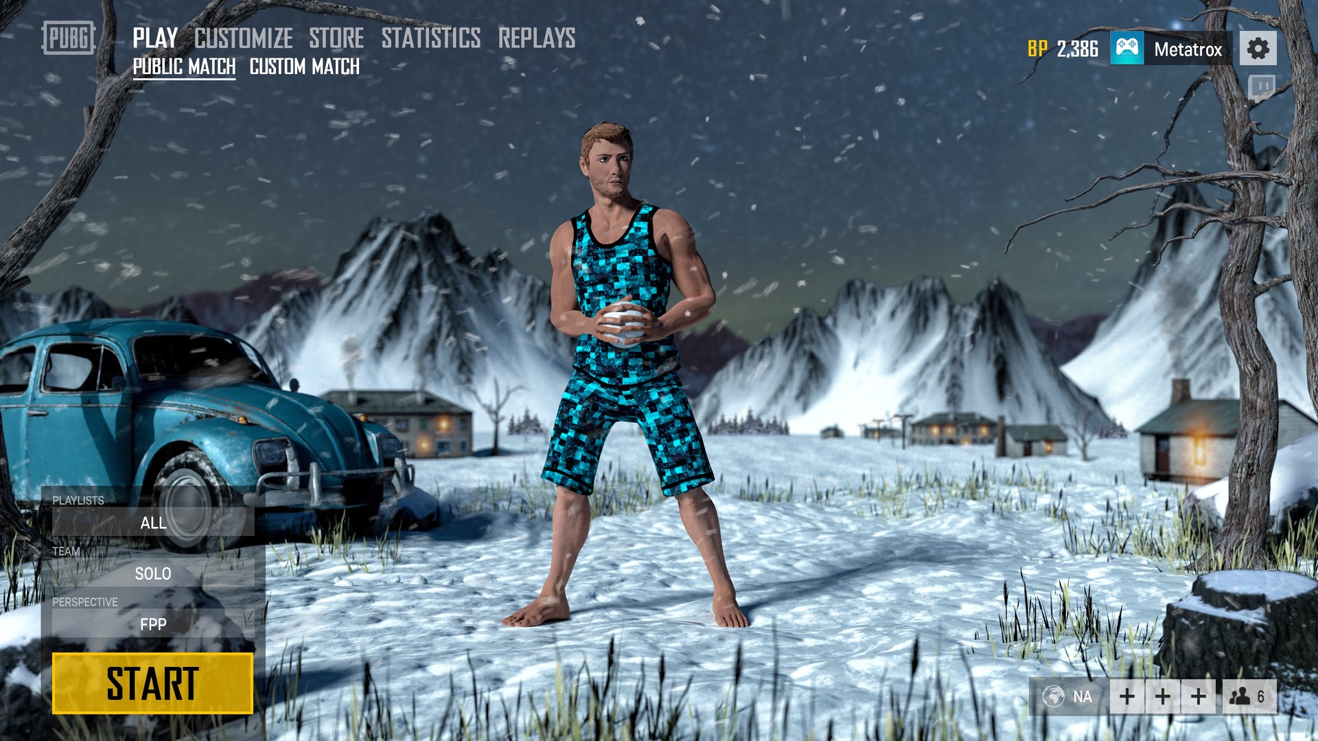 Snow Lobby Night Map And New Vehicle 3d Concept Art Pubattlegrounds