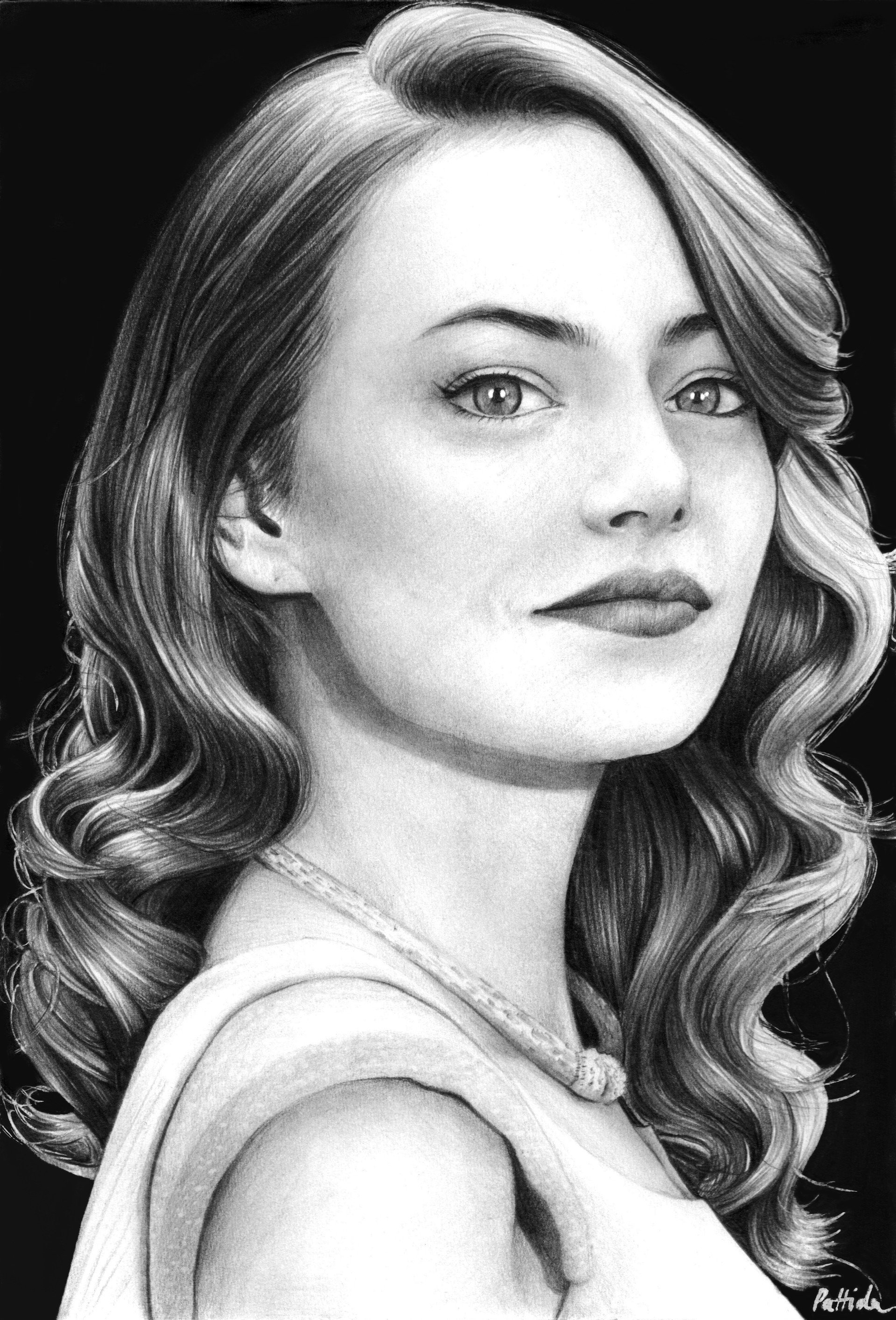 Artstation Emma Stone 2 Pattida Panyakaew
