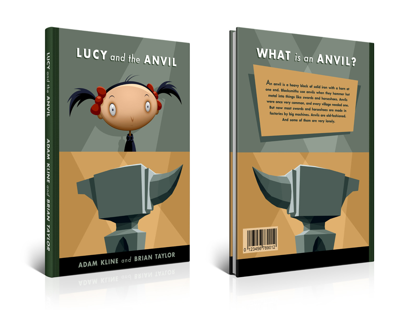 Lucy and the Anvil book design
