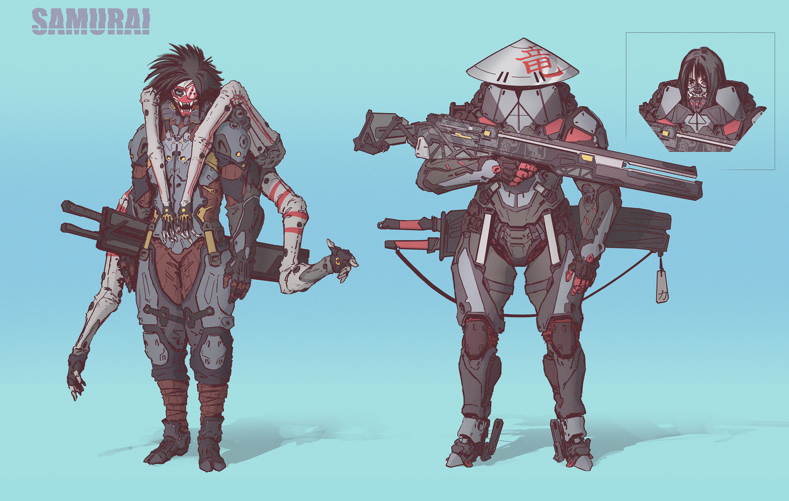 Cyberpunk character concept фото 39