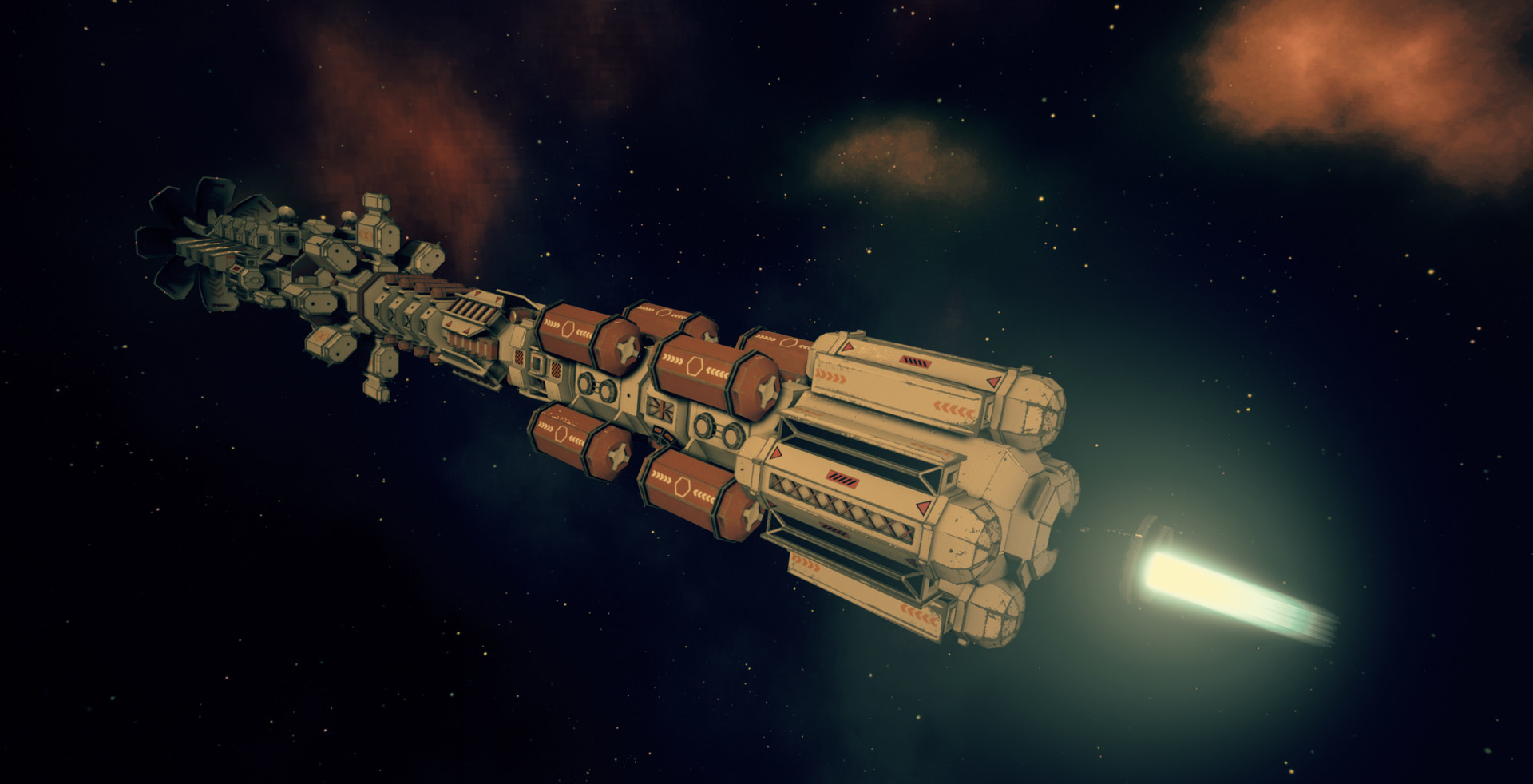 Artstation Colonisation Spaceship With 3d Animated Flyby