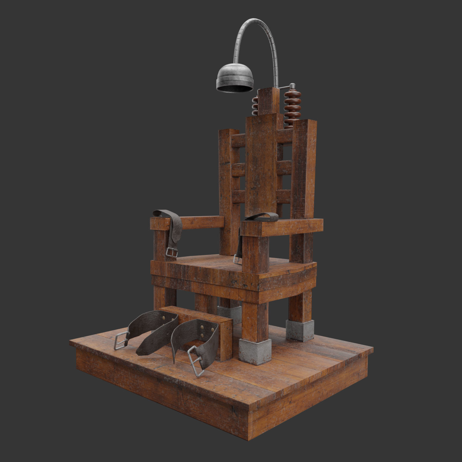 Owen Egan Ol Sparky Realtime Electric Chair 3d Model