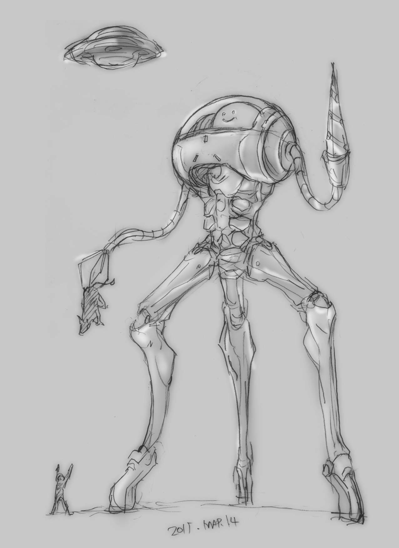Tetsuya Watanabe - 宇宙人ロボの落書き Tetsuya Watanabe - 宇宙人ロボの落書き