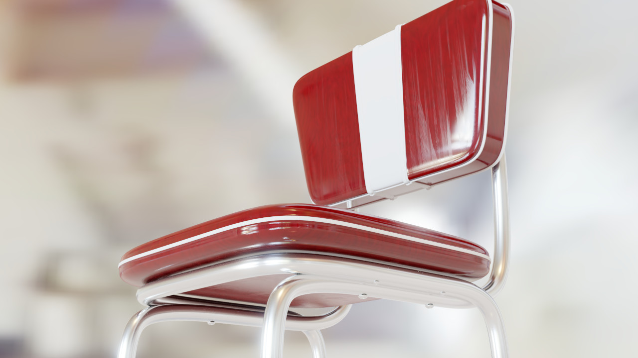 Retro hot sale diner chair