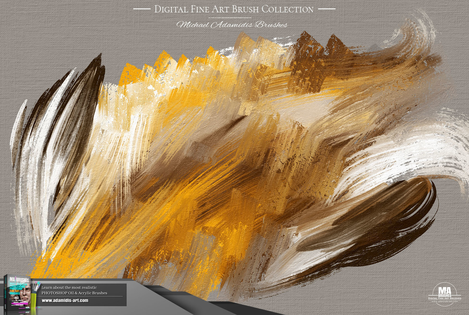 Photoshop Oil Brushes Painting Texture Brush Pack