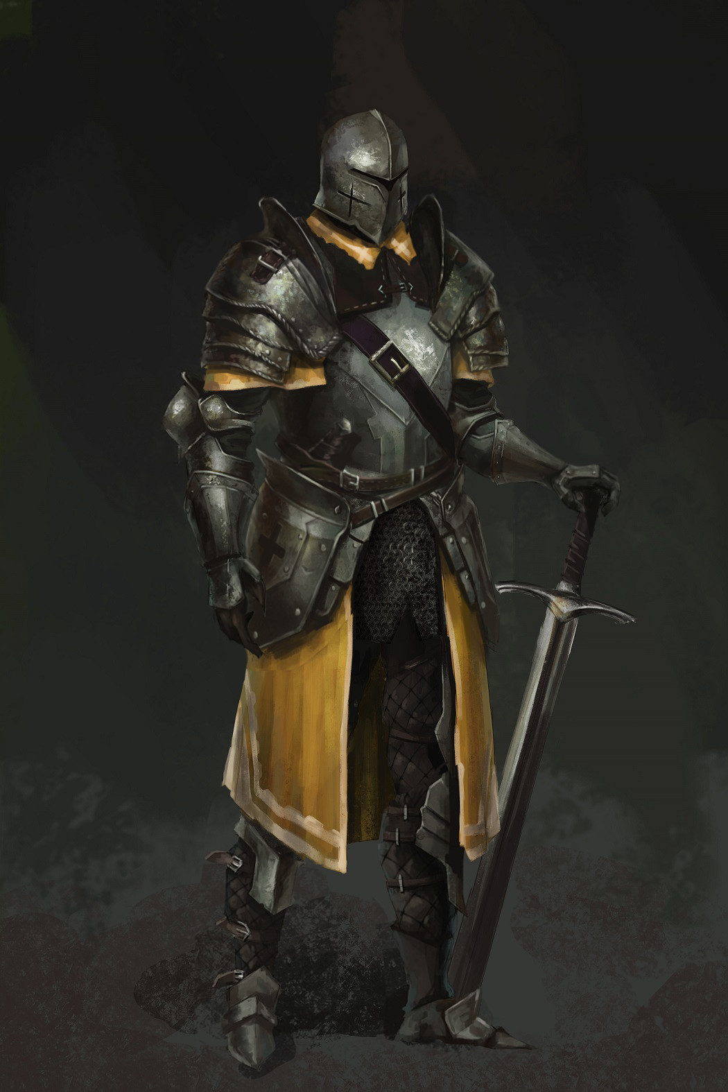 ArtStation Yellow knight