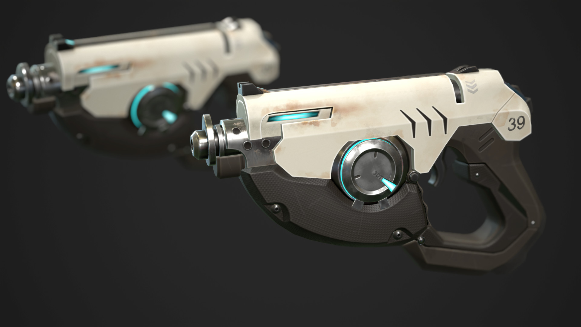 Artstation Tracer Pulse Pistol Fanart Manoj Maharana