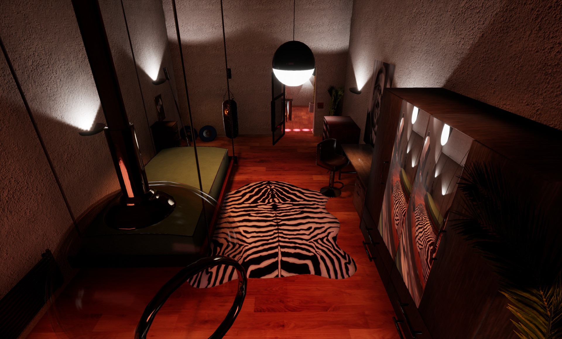 Lawrence Oga Ojiji Renewable African Themed House Bedroom 2